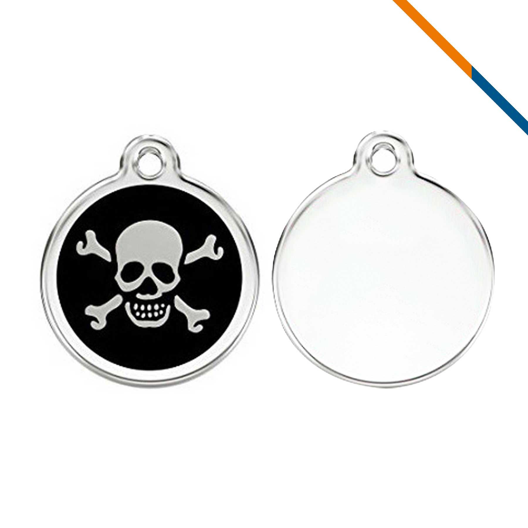Ruby Skull Pet Tag 10