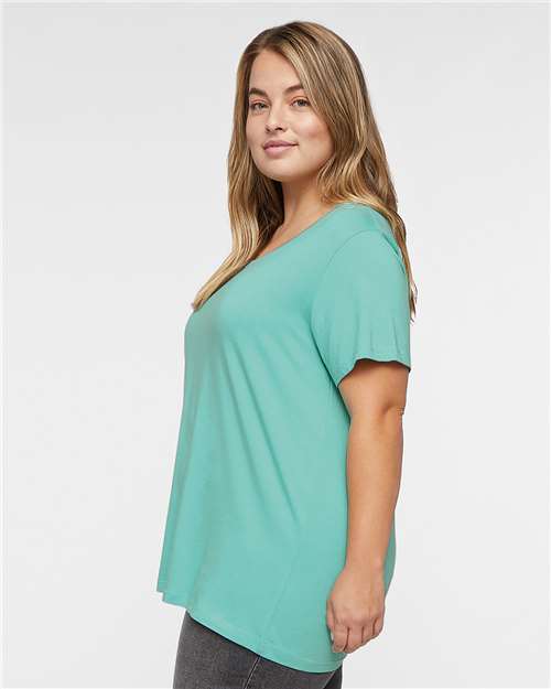 Women's Curvy Collection Fine Jersey Tee - 3816 163