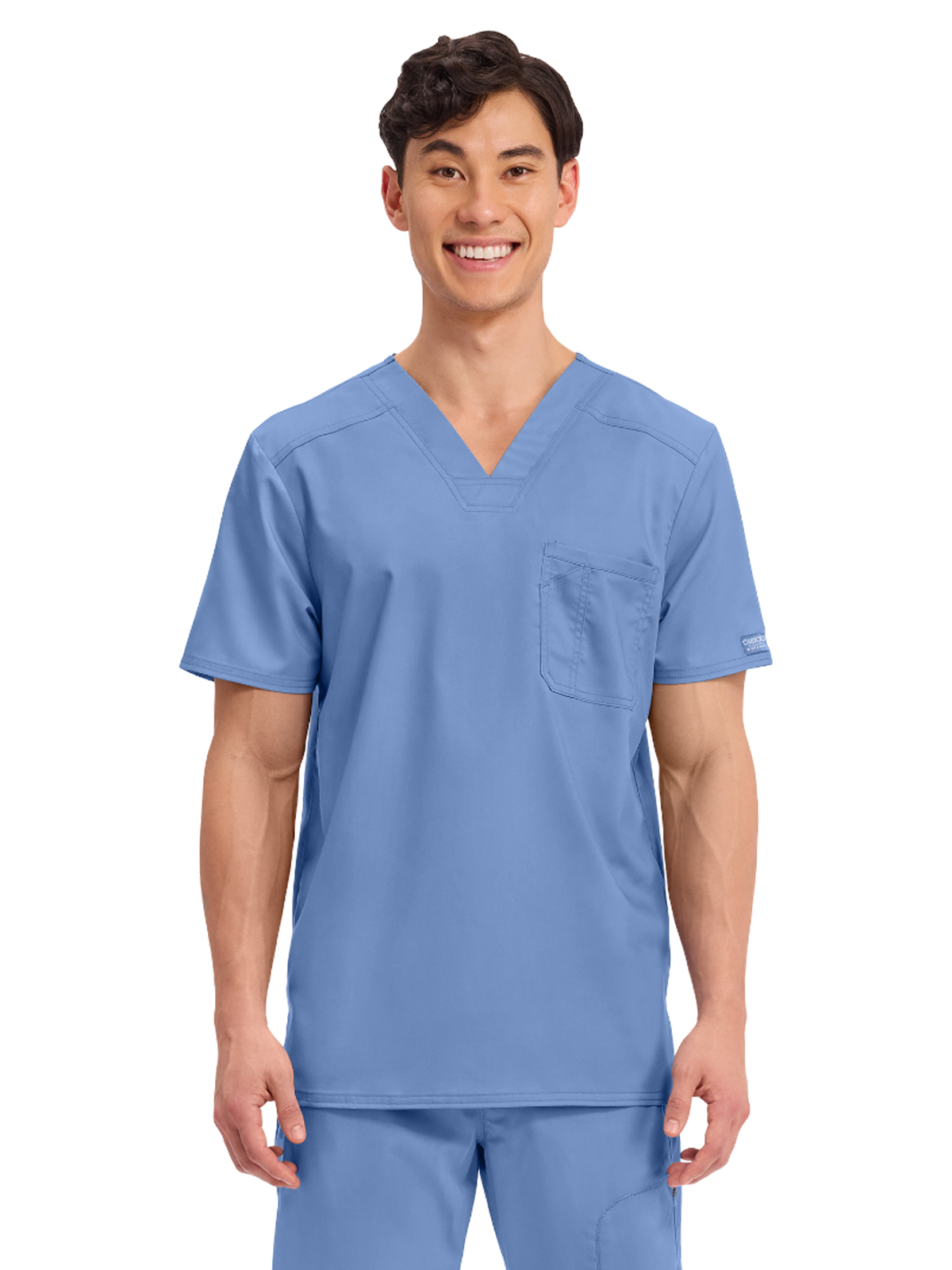 Cherokee - Workwear Revolution - Men's 1-Pocket Tuckable V-Neck Top 58