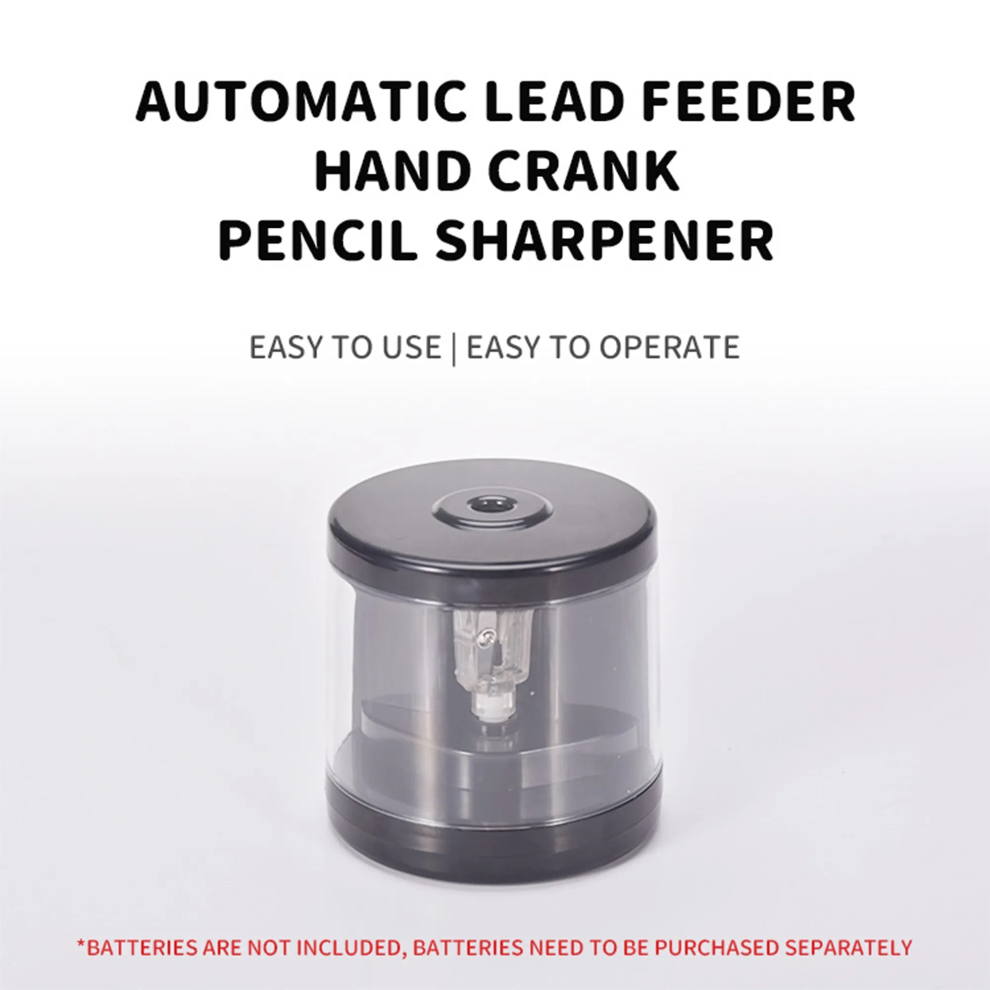 Electric Pencil Sharpener With Replaceable Blades 8