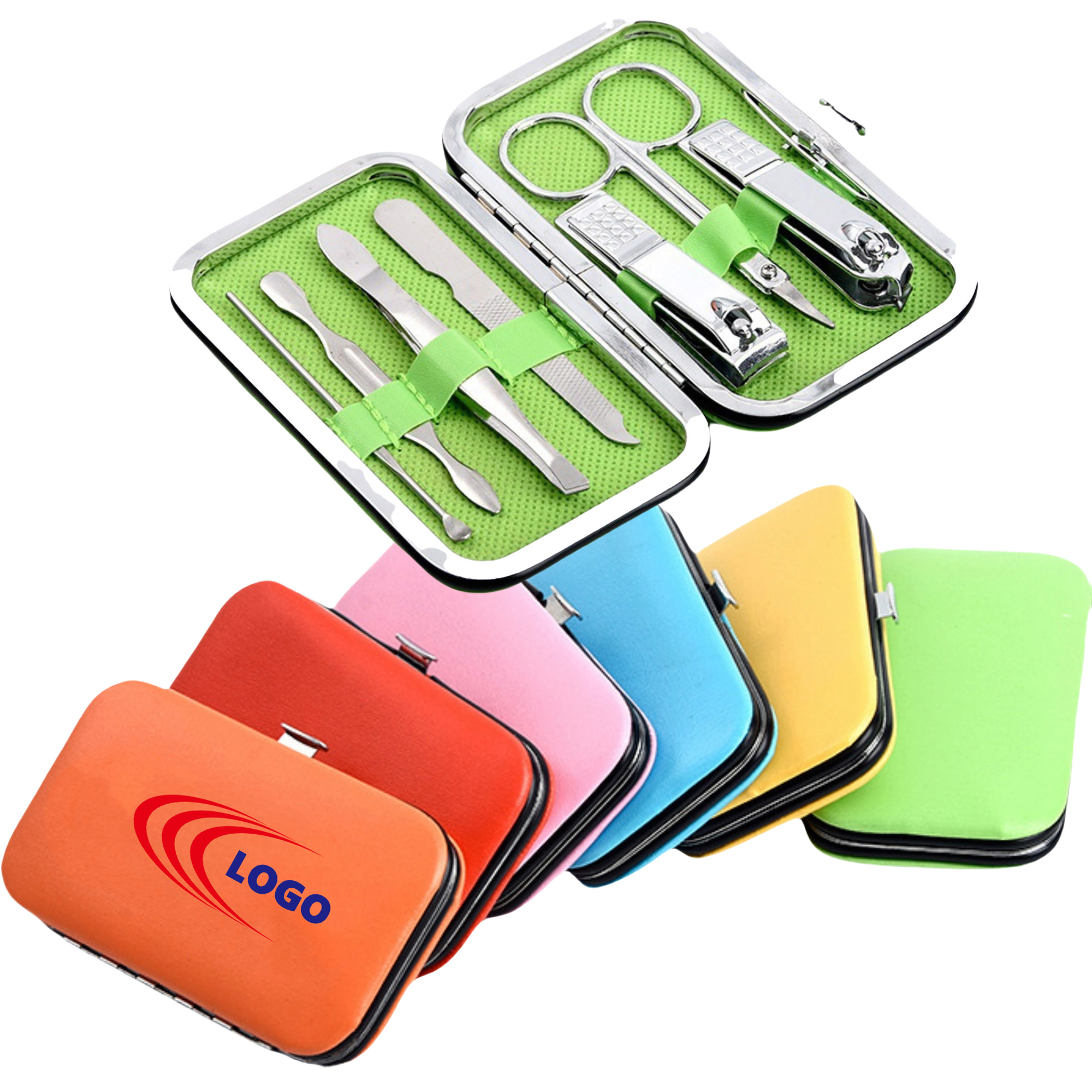 Staiiless Seel Nail Clipper Set Manicure Kit MOQ20 2