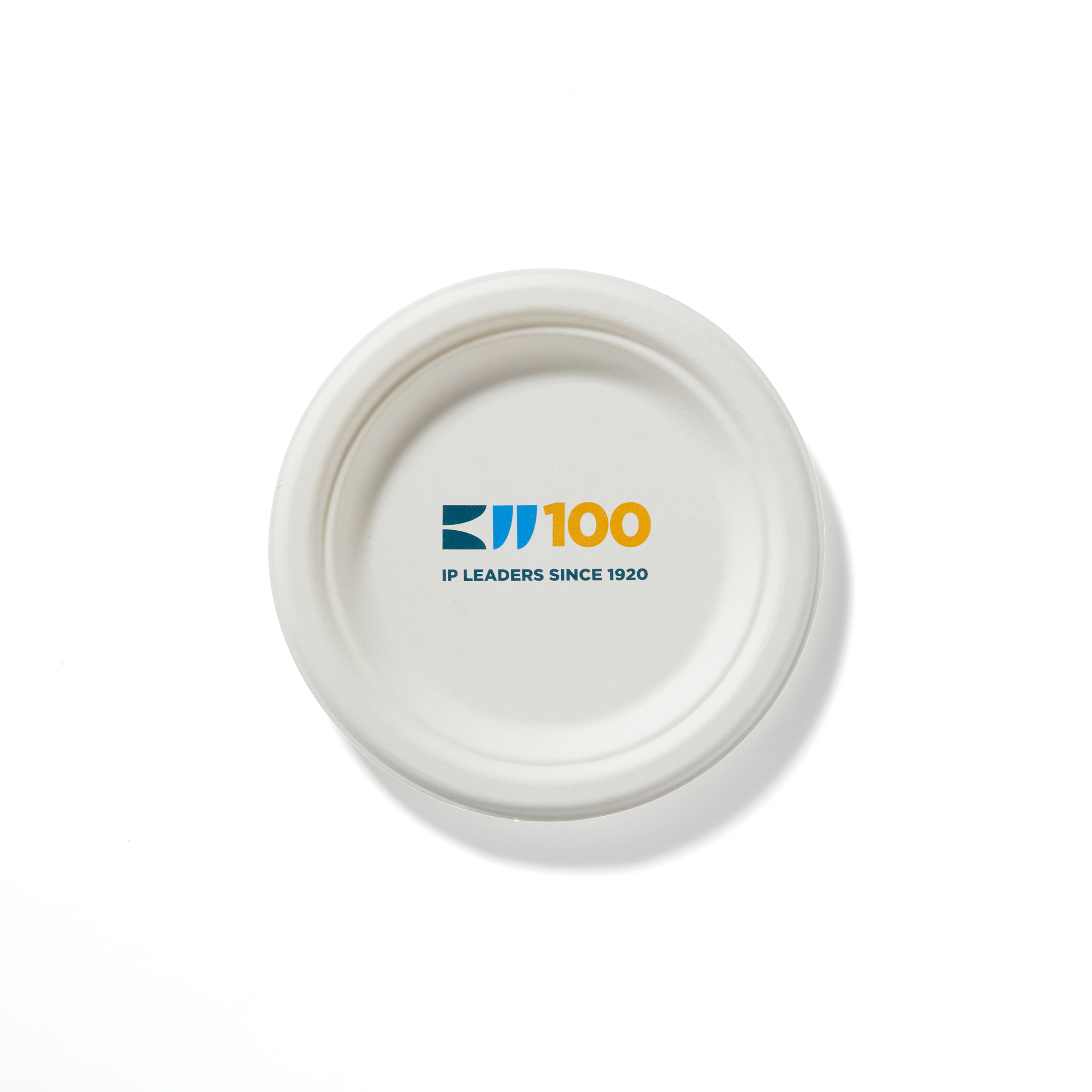6 3/4"d Compostable White Paper Plates 2