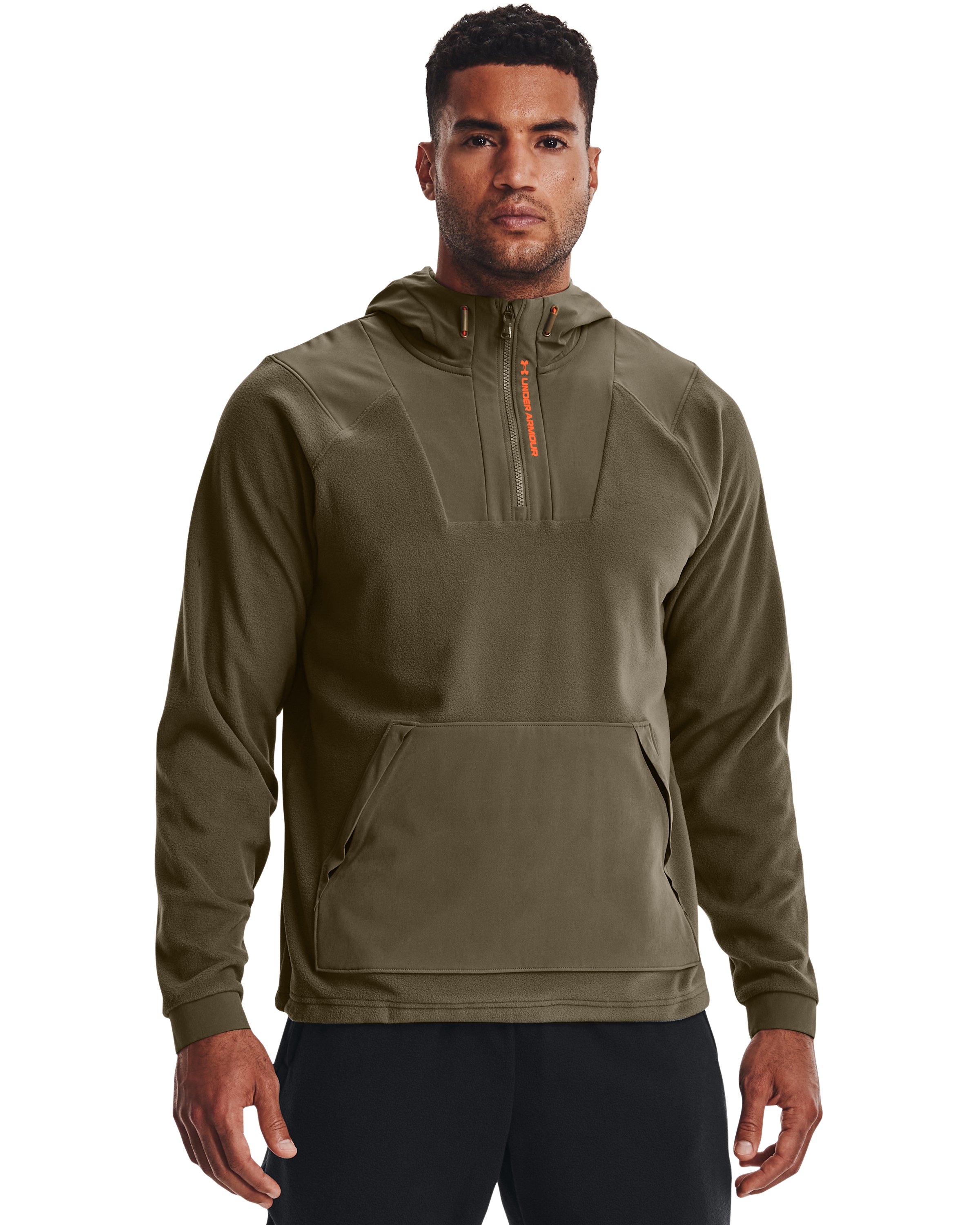 Men's UA RUSH Fleece Hoodie, custom hoodie or sweatshirt with logo imprint 6