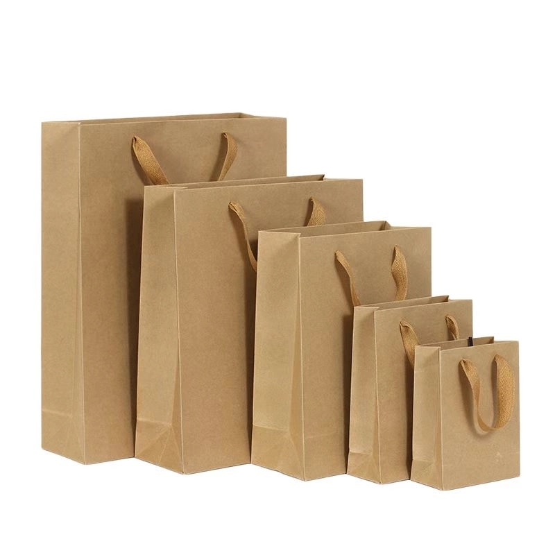 Customizable Kraft Paper Bags For Carry-out 2