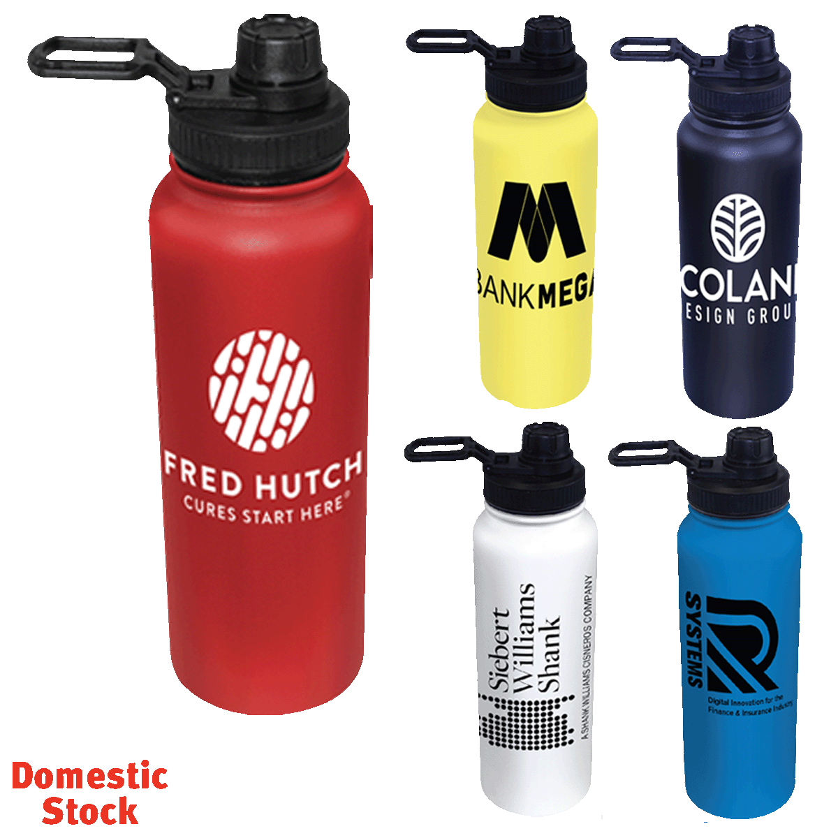 32 oz. Memphis Sports Bottle with Screw on Cap, custom water bottle with logo imprint 15