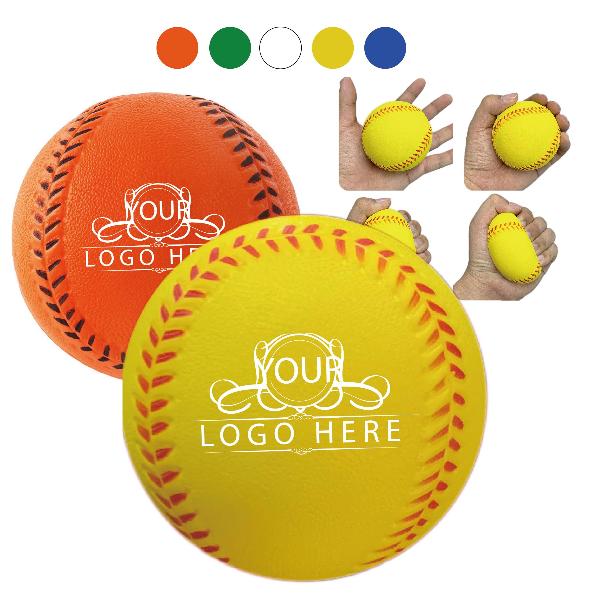 Baseball Shape Stress Ball 1