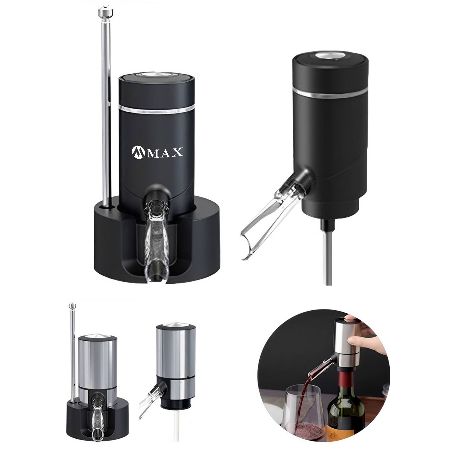 Multiple intelligent electronic wine aerators 8