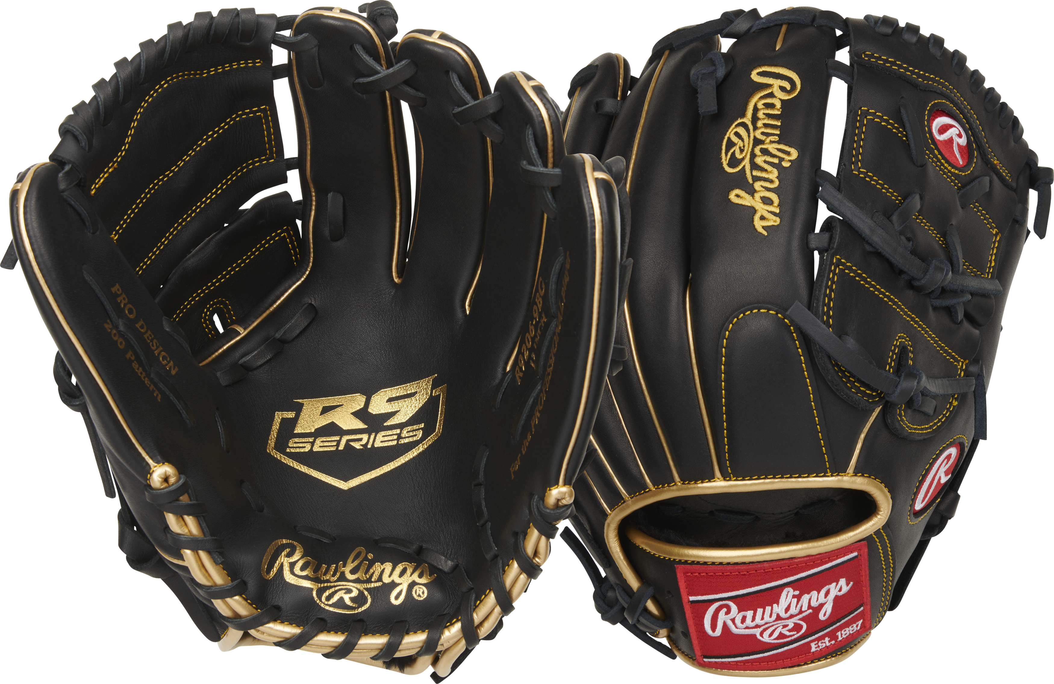 Rawlings R9 12 in Baseball Glove, Pitcher 2