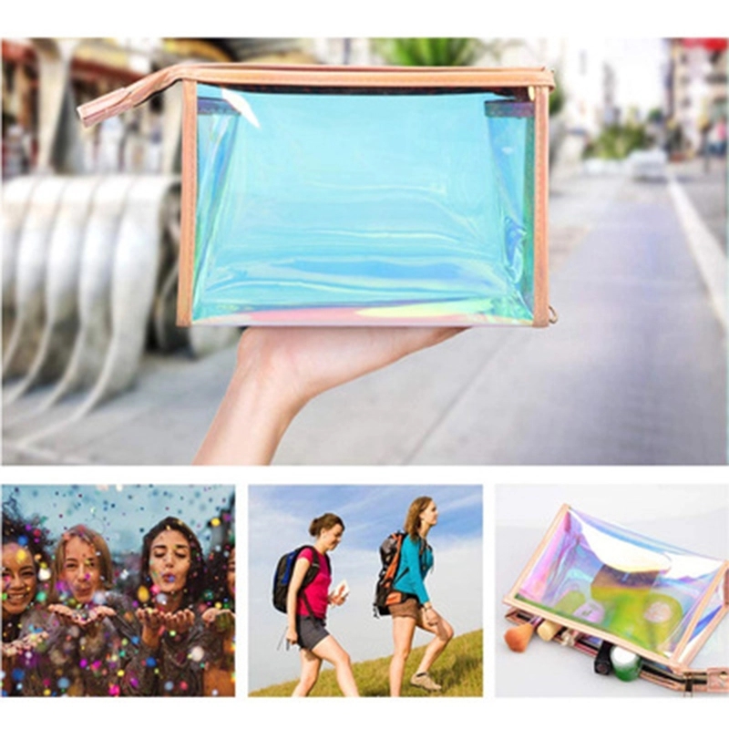 Laser Transparent Makeup Holographic cosmetic bag 2