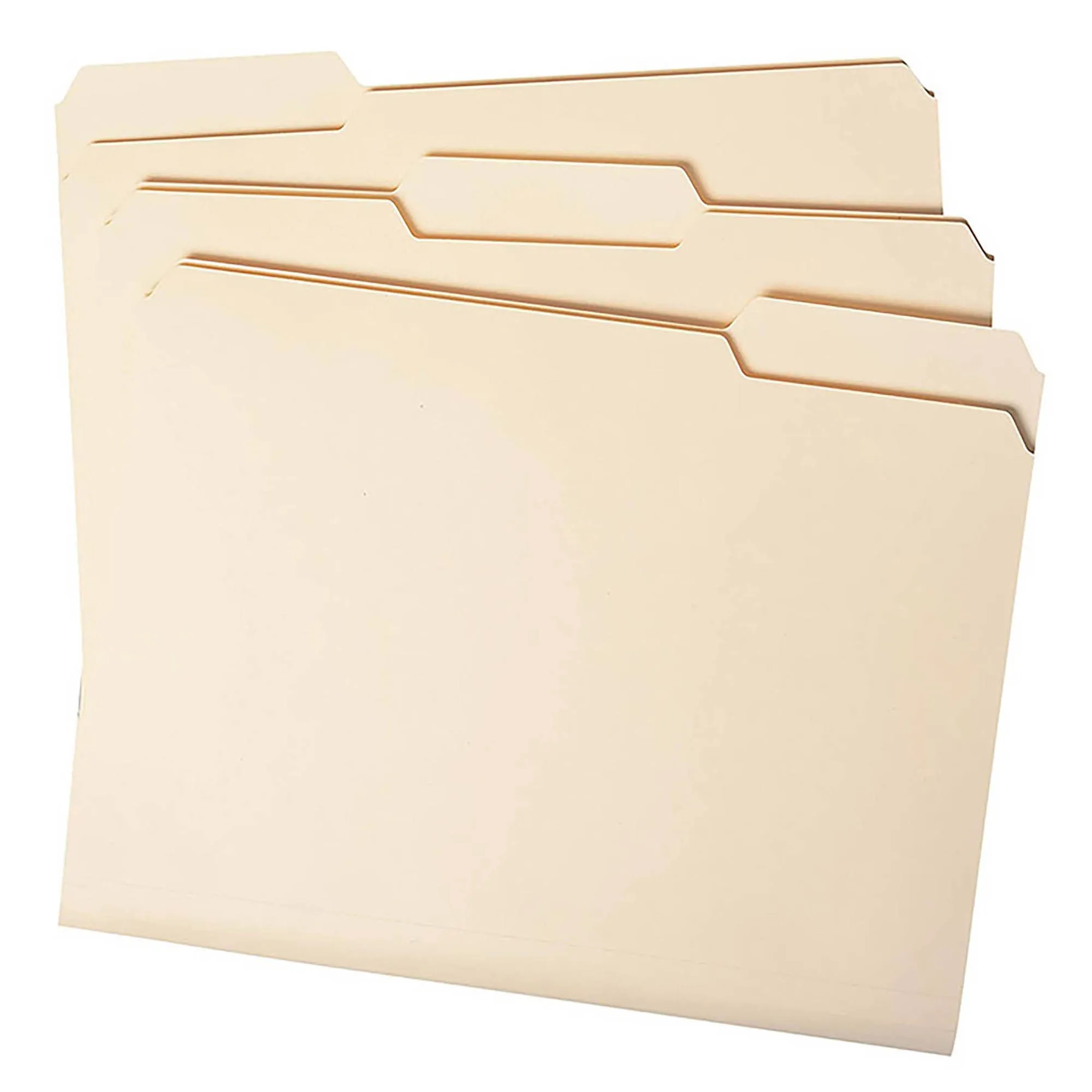1/3 Cut Tab Manila File Folders Letter Size 1