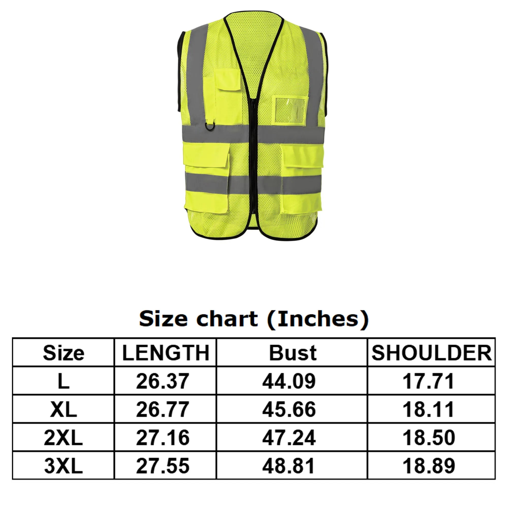 High Visibility Security With Pocket Vest 6