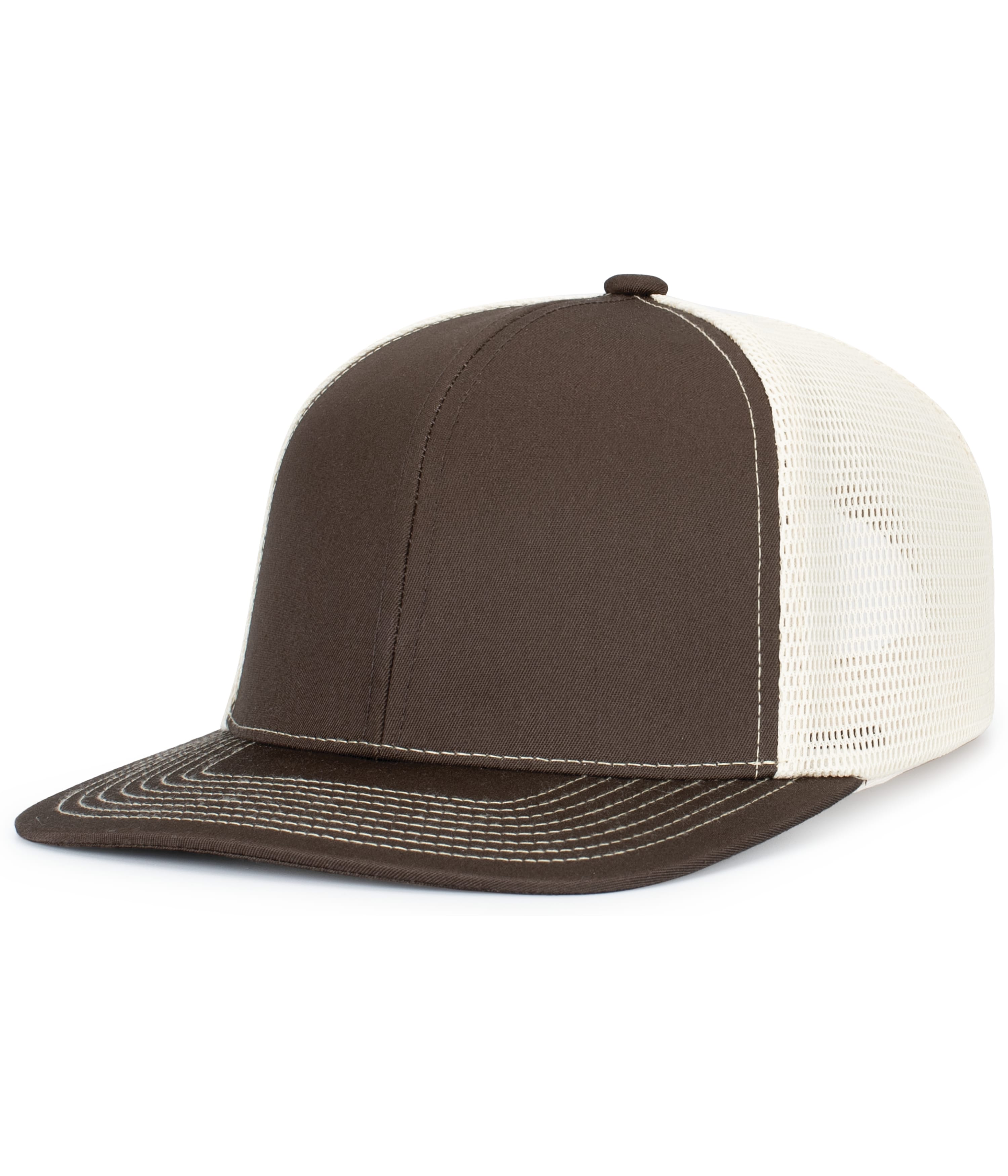 Contrast Stitch Trucker PacFlex Snapback Cap 8