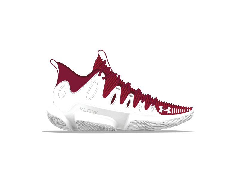 UA Flow Breakthru 4 Women's Basketball Shoes, custom athletic wear with logo imprint 9