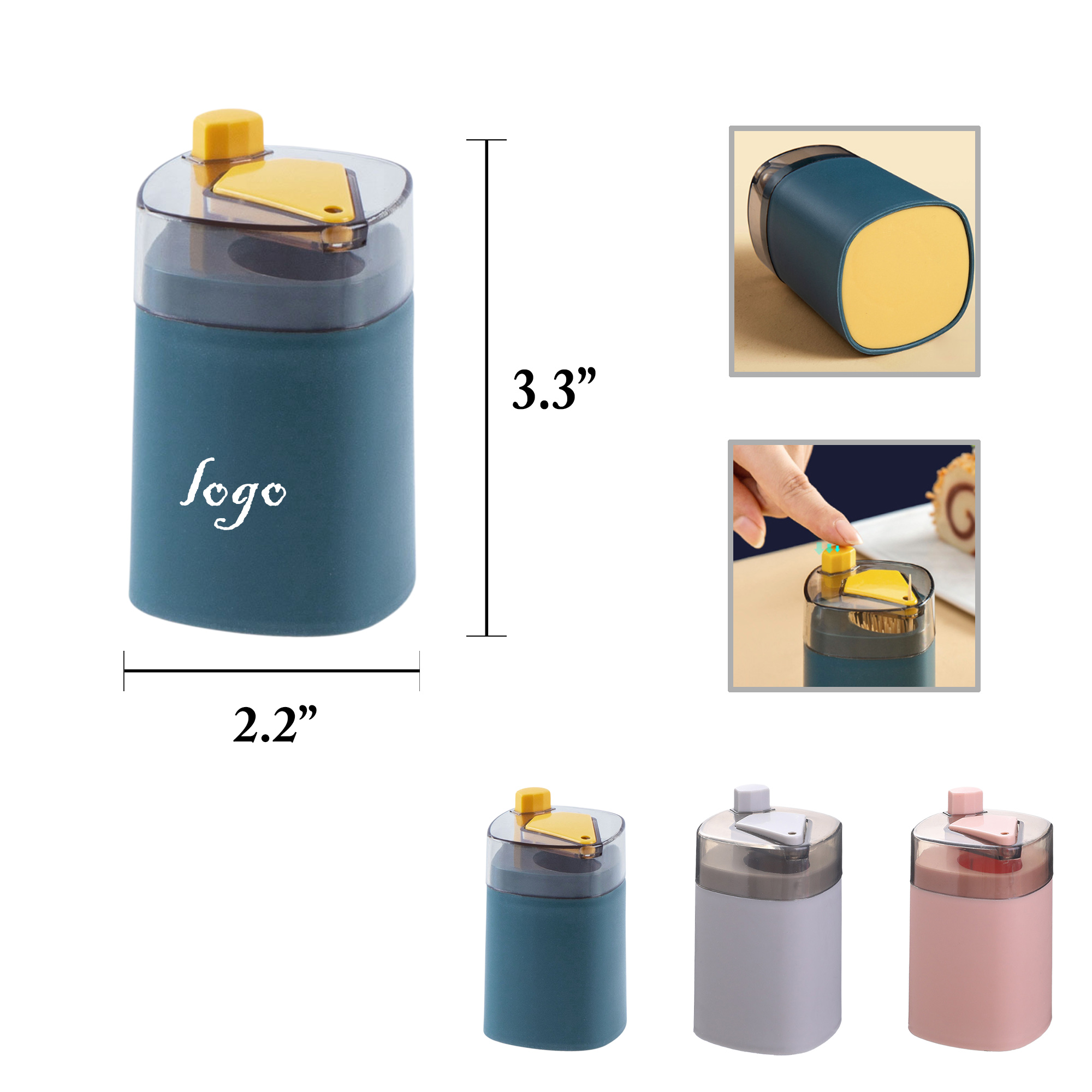 MOQ50 Automatic Pop Up Toothpick Holder Dispenser 3