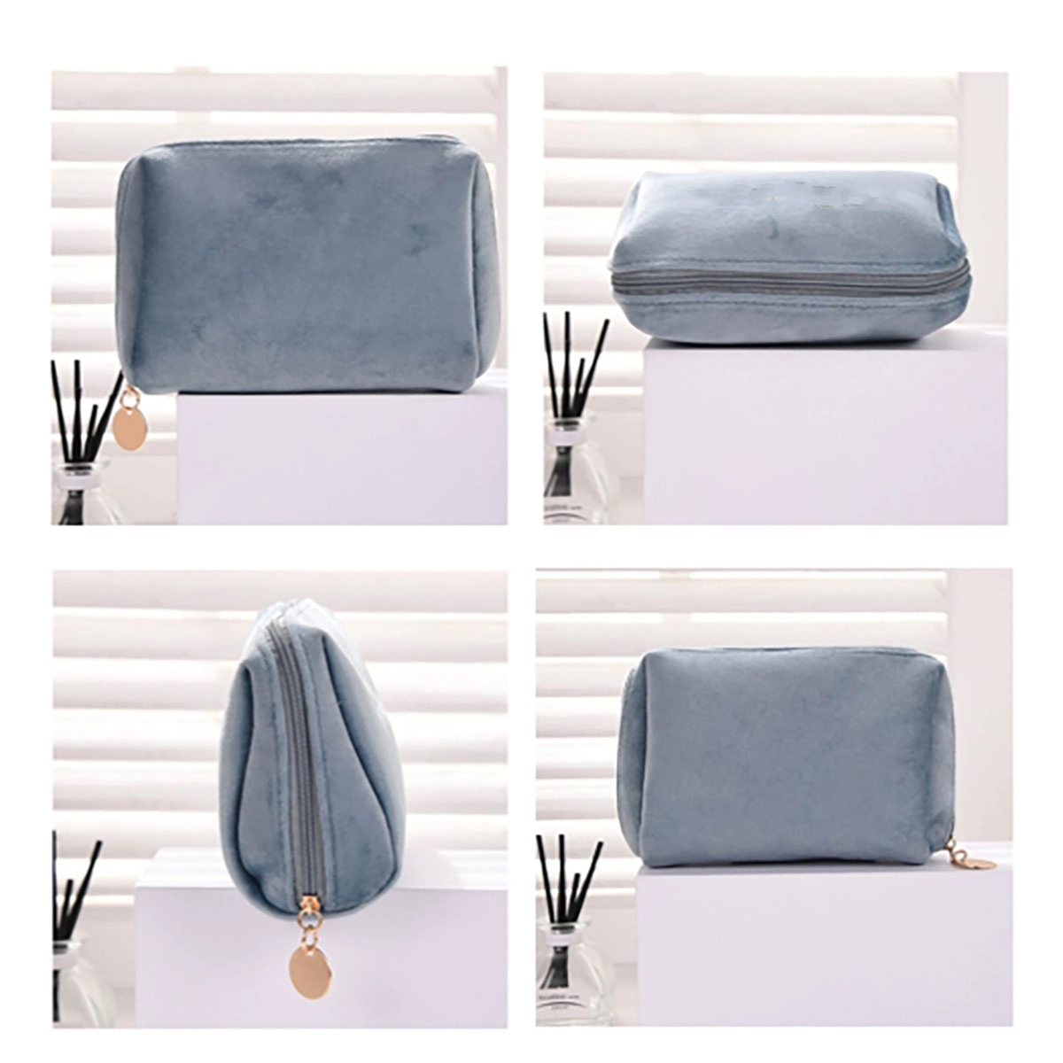 Small Velvet Cosmetic Bag 4