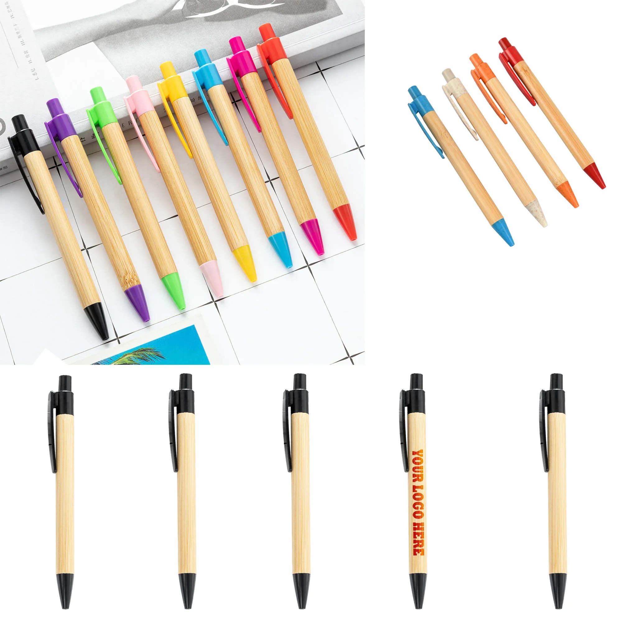 Colorful Bamboo Pen 1