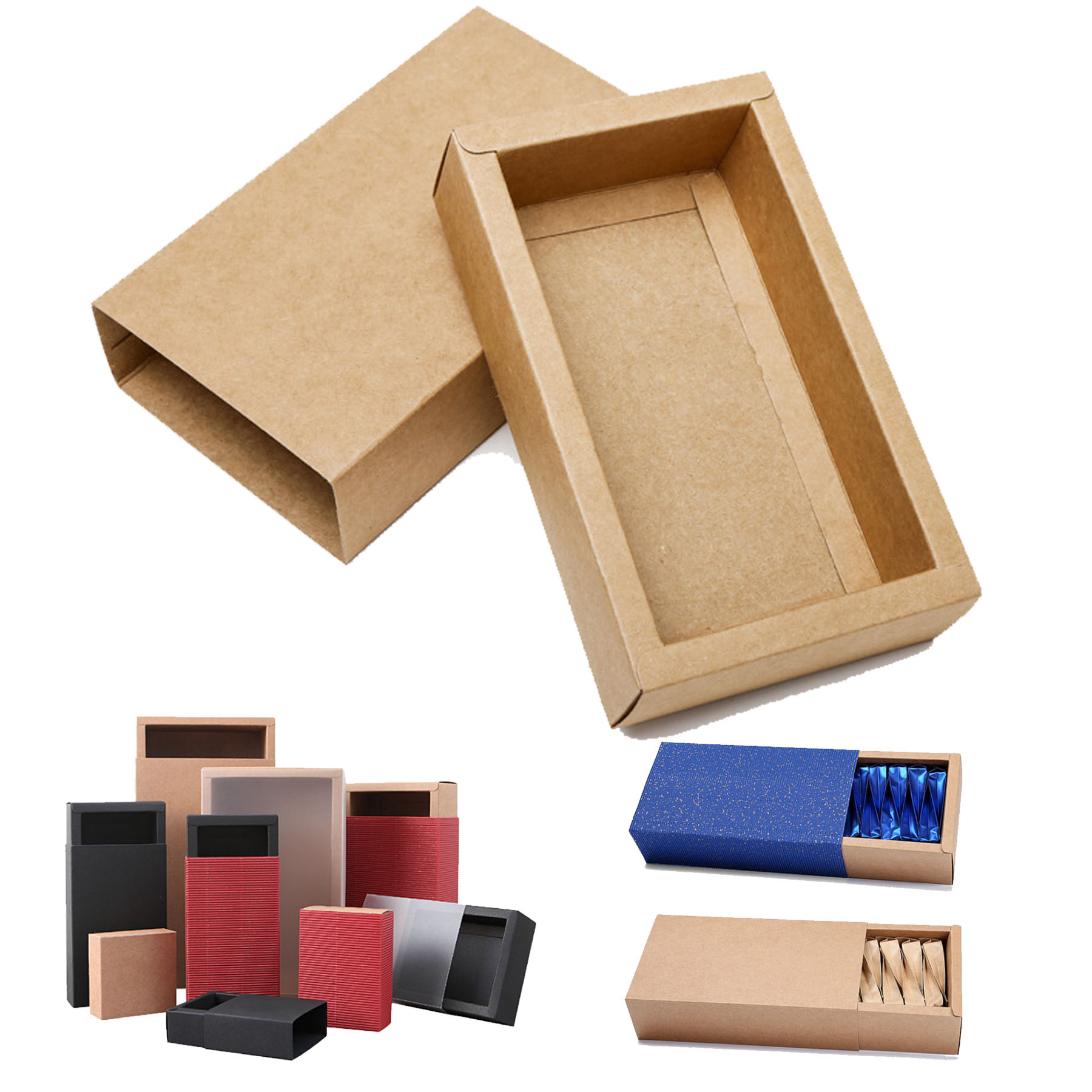 Kraft Cardboard Gift Box Customization 1
