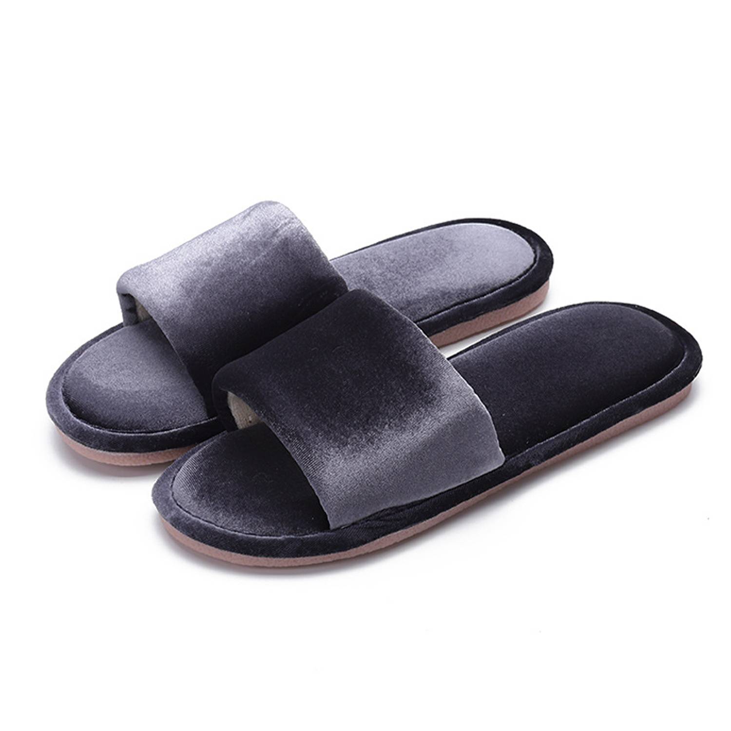 Velvet Non-Slip Indoor Slippers 6