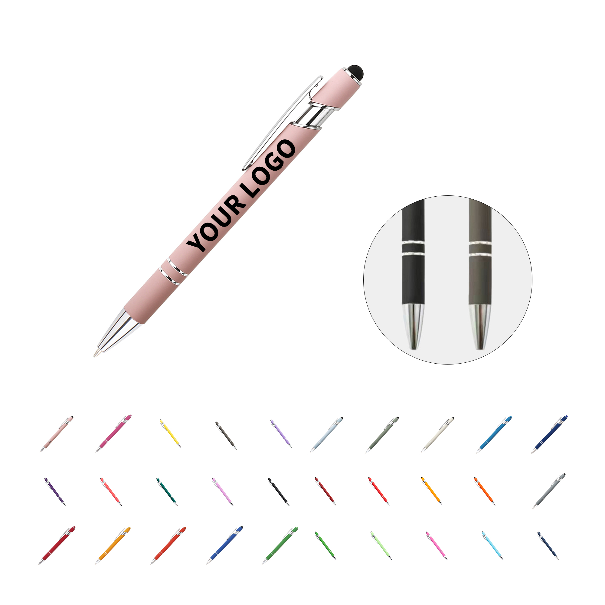Metal Ballpoint With Capacitive Stylus Tip 19