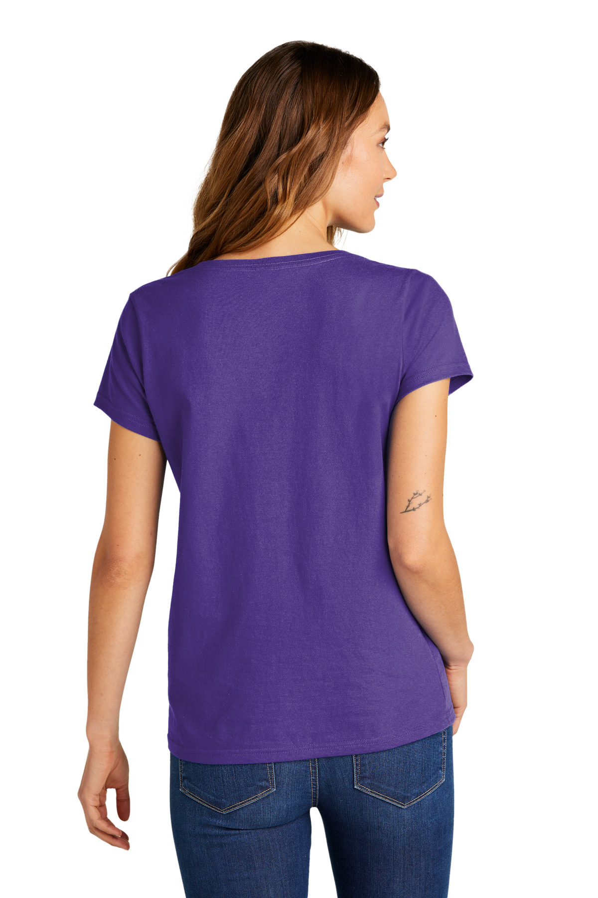 District Women's The Concert Tee V-Neck DT5002 38