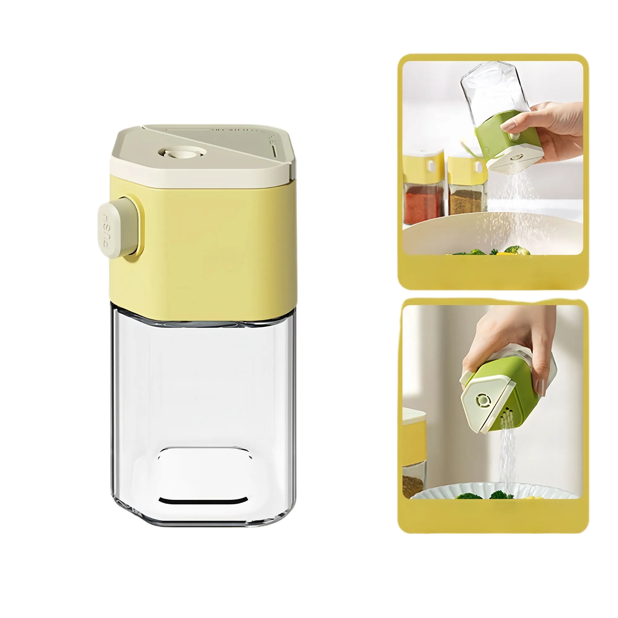 Dual-Use Kitchen Salt Spice Dispenser With Precise Control 5