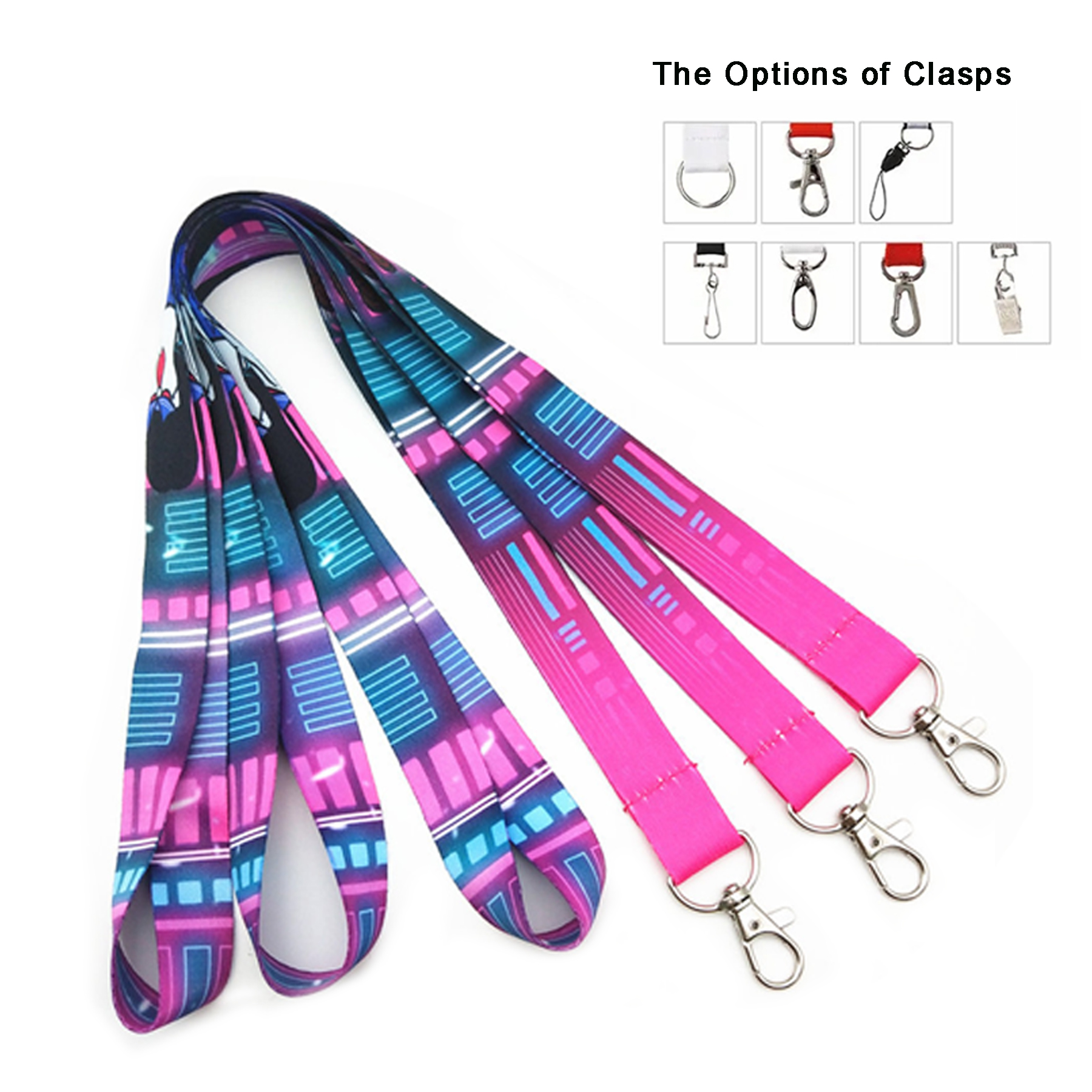 3/4" Lanyard with Metal Clasp 2