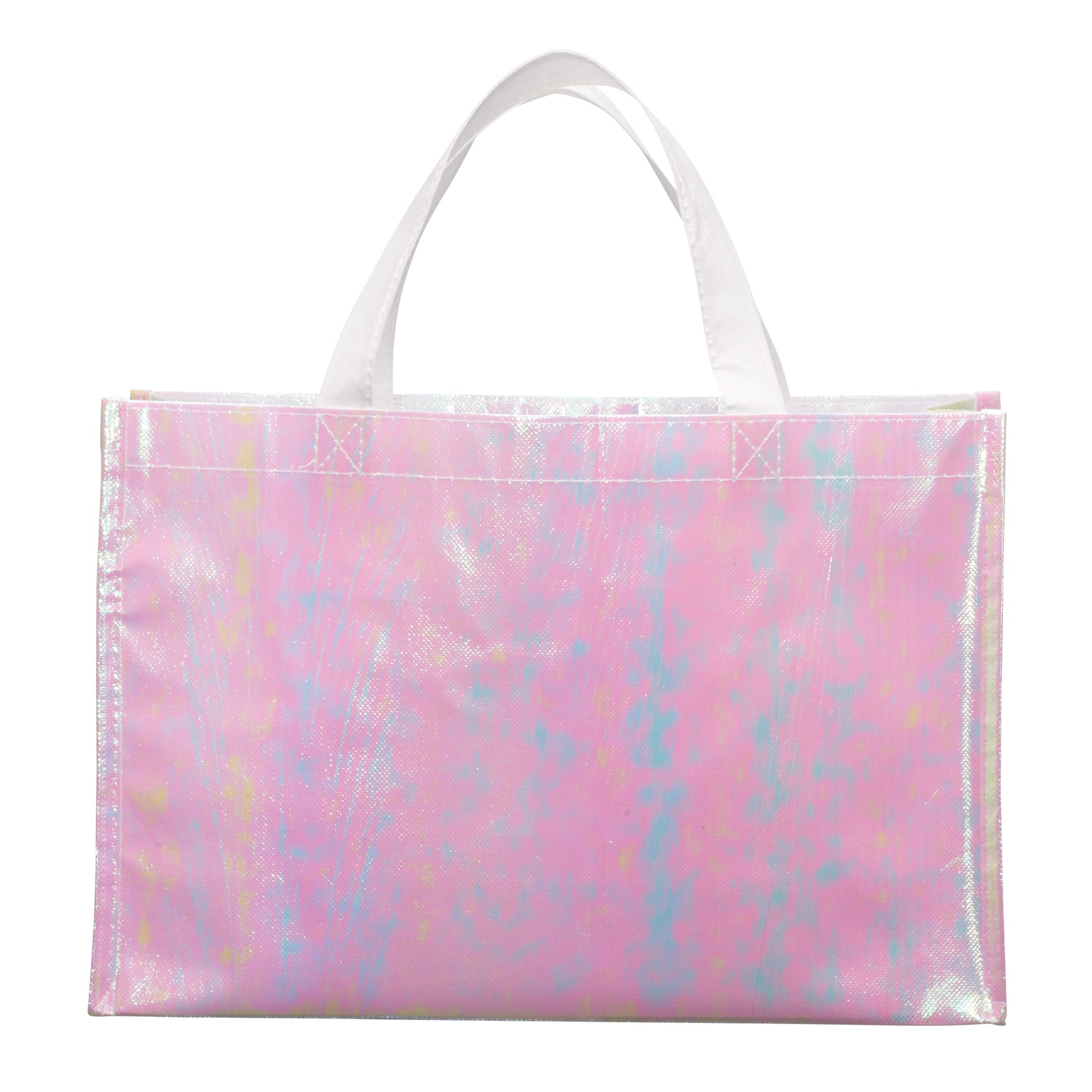 Iridescent Non-Woven Shopper Tote 17