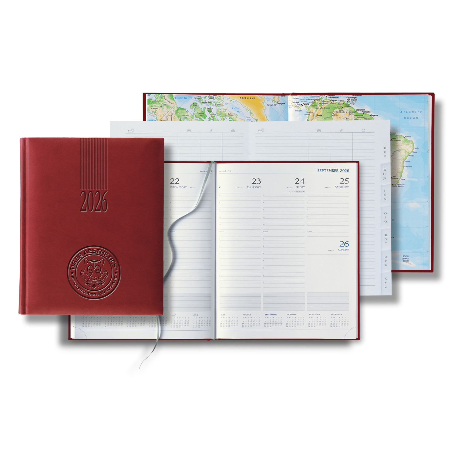 Castelli Tucson Grande Desk White Page Weekly Diary 3