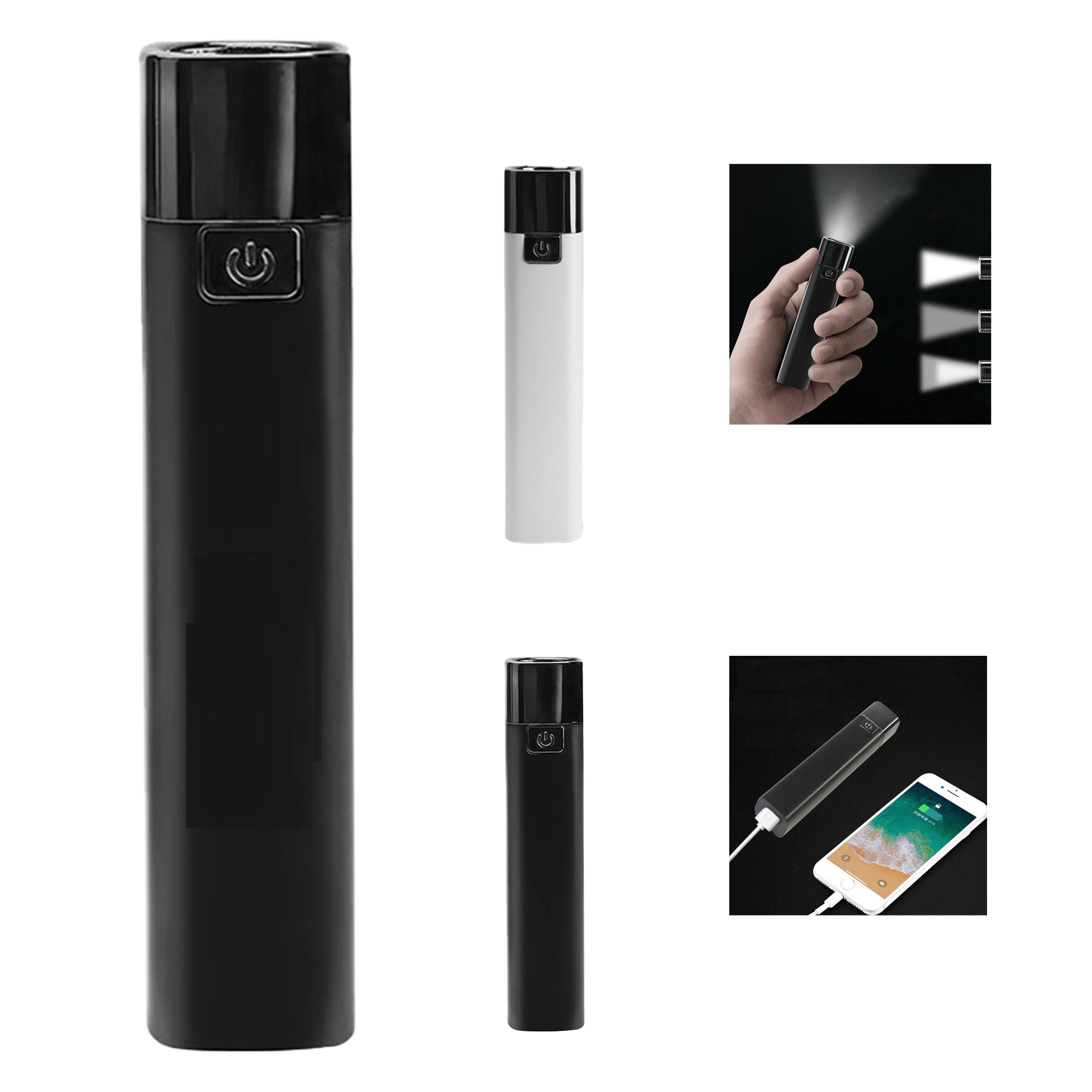 Portable Power Bank Flashlight 1