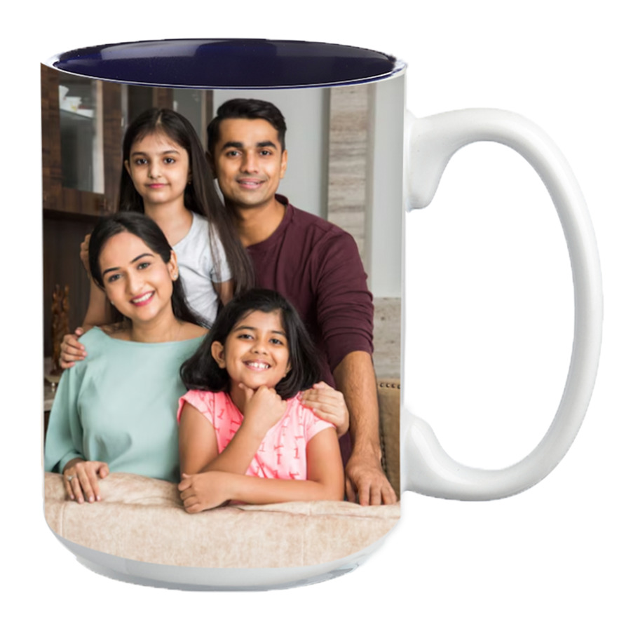 15 oz. Glossy Two-Tone Custom Photo Mug 10