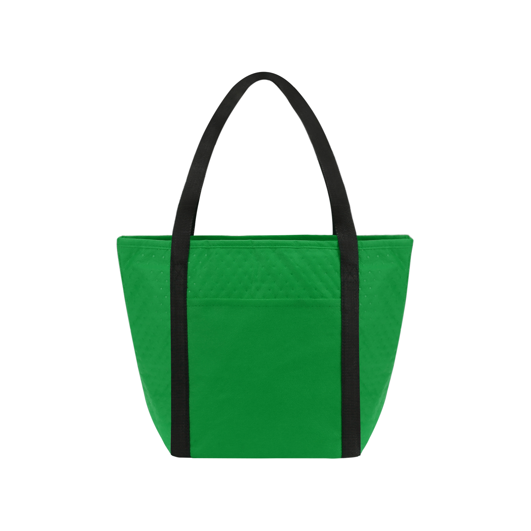 Reusable Zippered Cooler Tote With Front Pocket 2