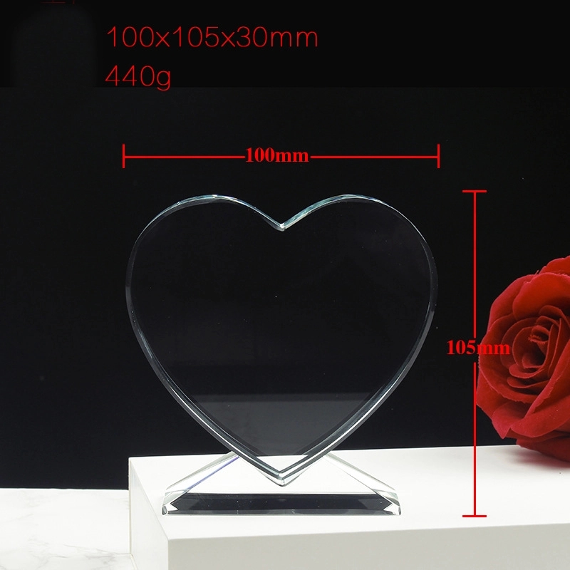 Custom Crystal Heart Awards 6