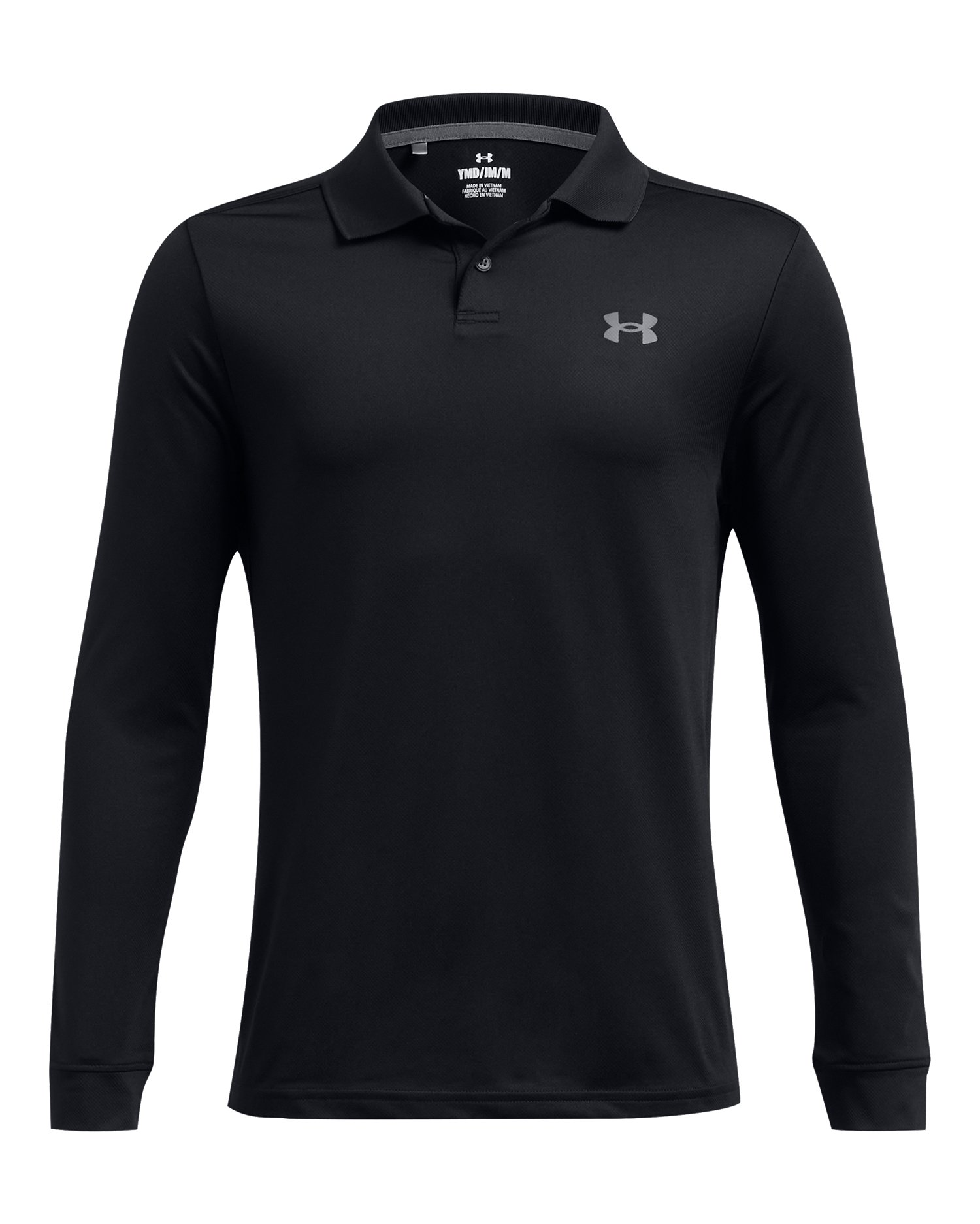 UA Match Play Boys' Long Sleeve Polo 2