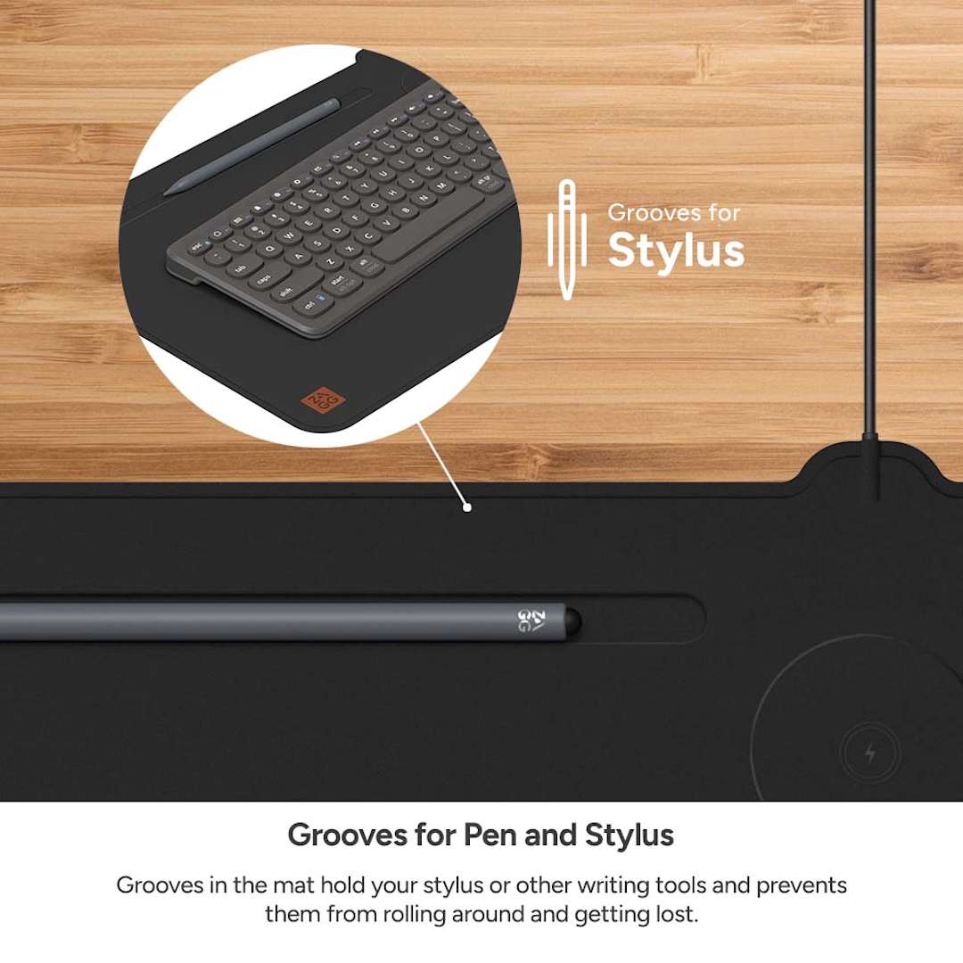 Zagg Desk Mat with Wireless Charging 63