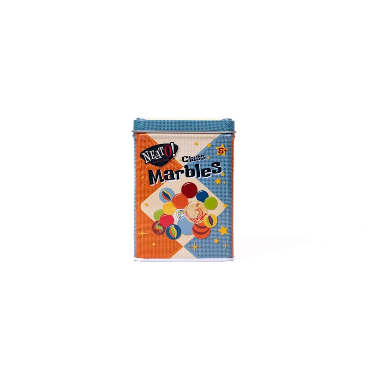 Marbles In a Tin Box - 160 Marbles 2