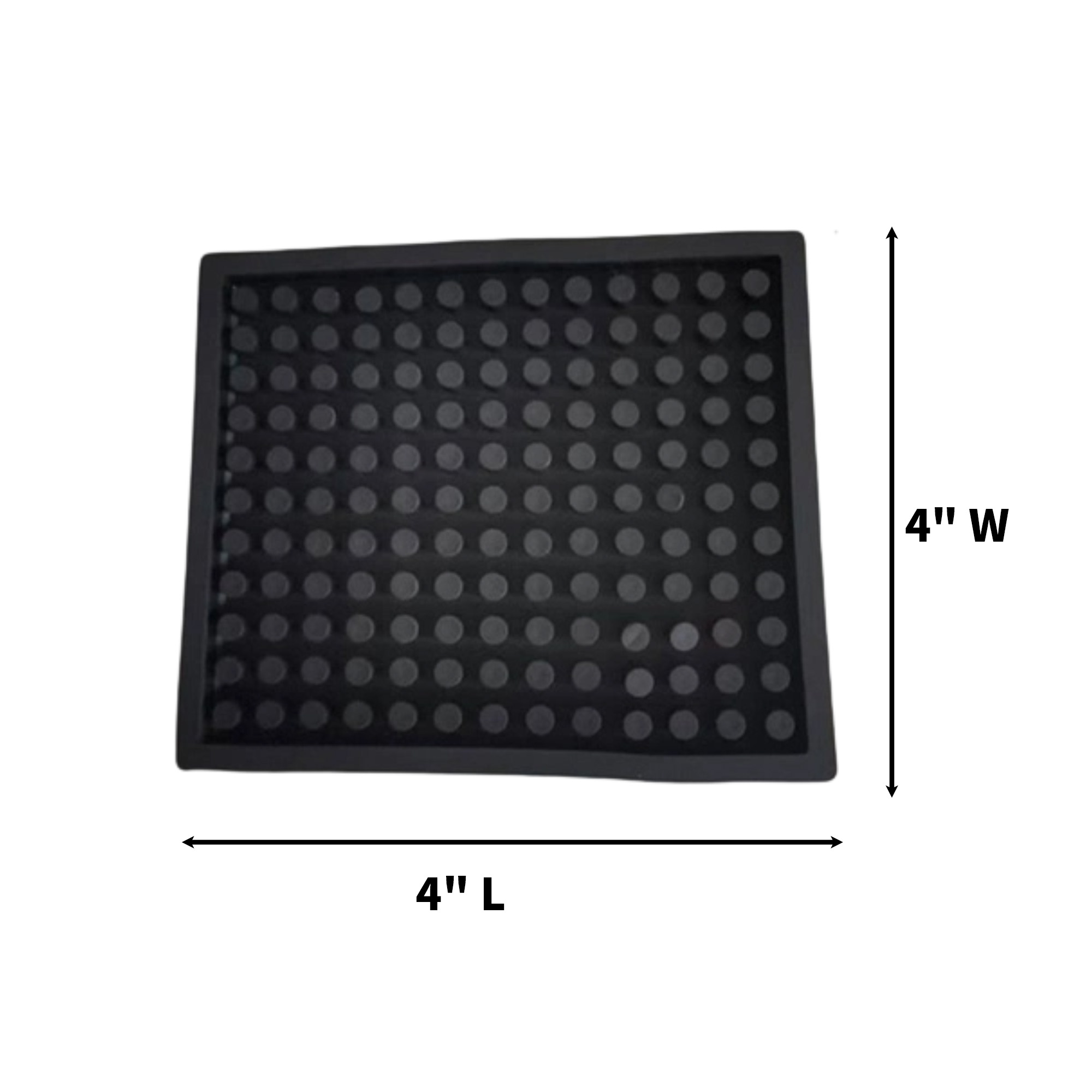 Square Polyvinyl Chloride Bar Mat Coaster 3