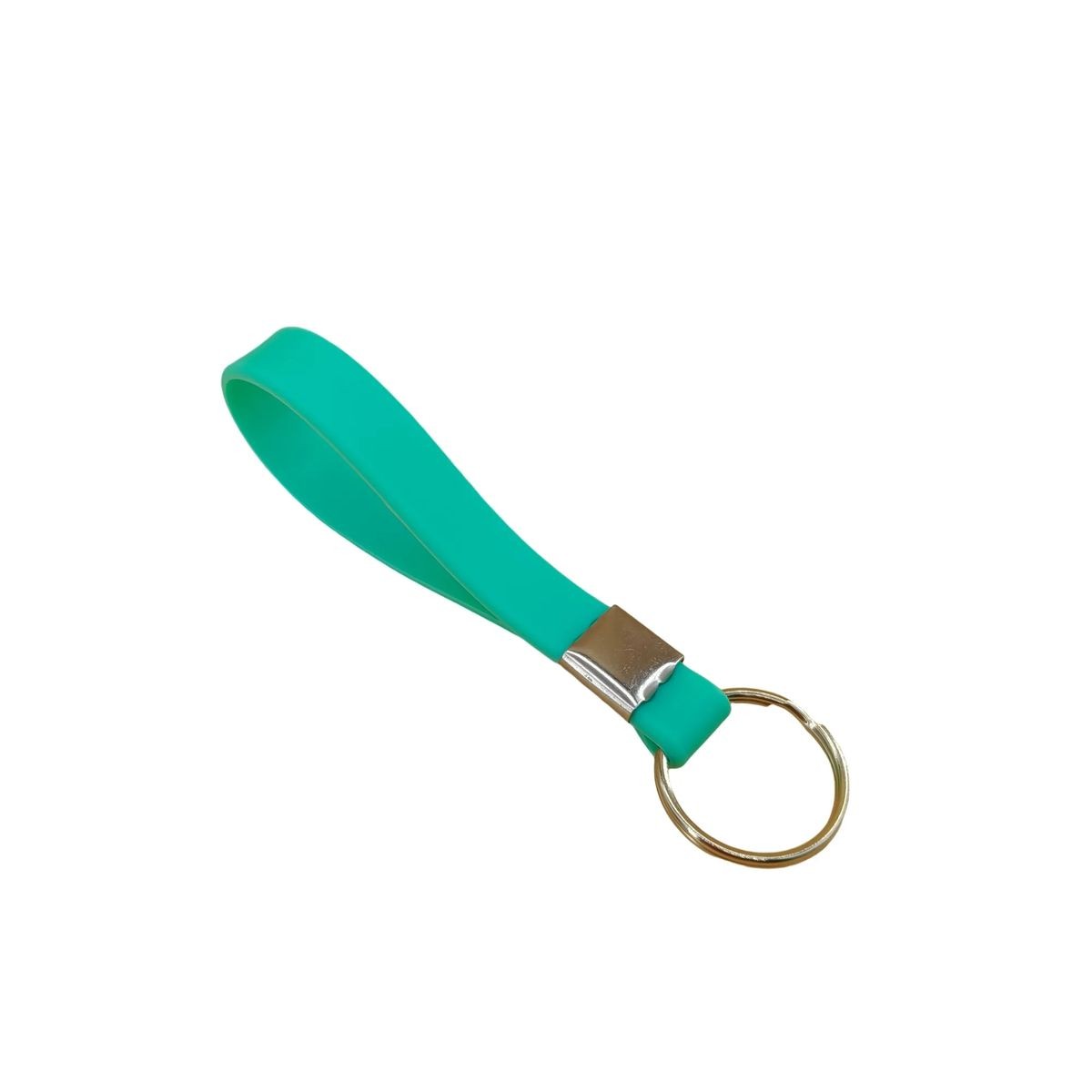 Durable Silicone Wristband Keychain with Custom Logo Branding 3