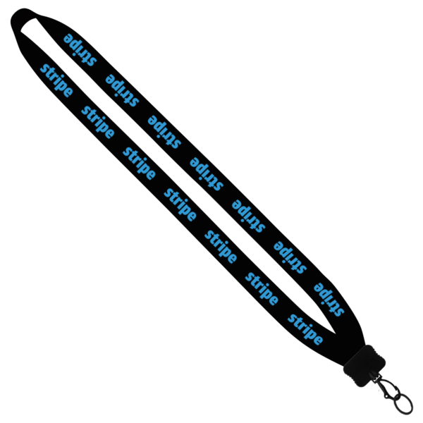 3/4" Cotton Lanyard with Plastic Clamshell & O-Ring 44