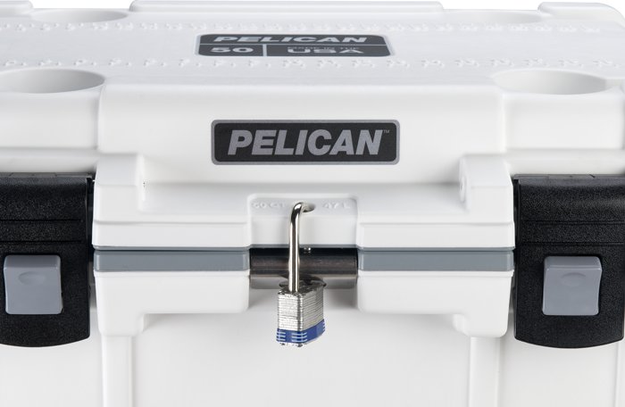 Pelican™ 50QT Cooler WHITE 7