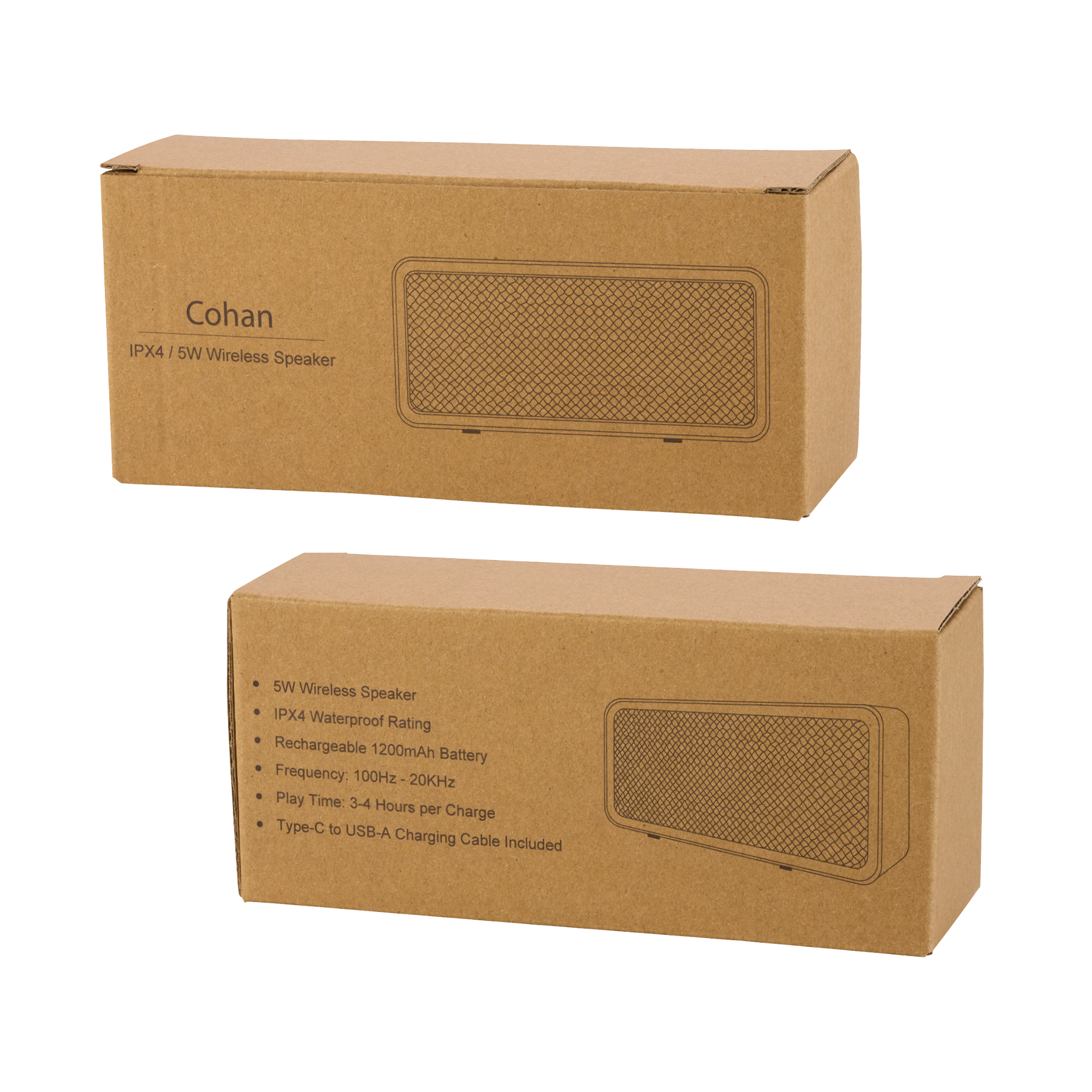 Cohan IPX4 / 5W Wireless Retro Speaker 3