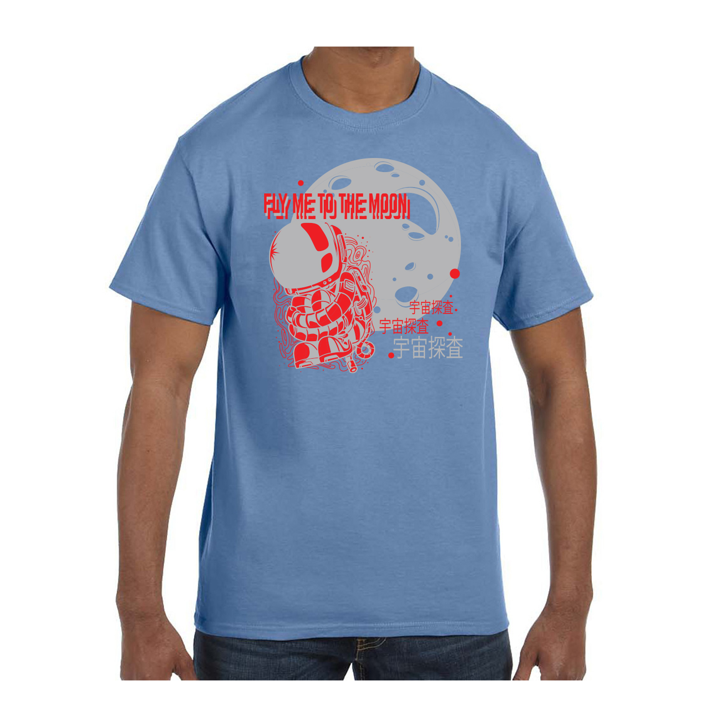 Gildan™ 5.3 oz Cotton Pre-Shrunk T-Shirt (2 Color Imprint) 74