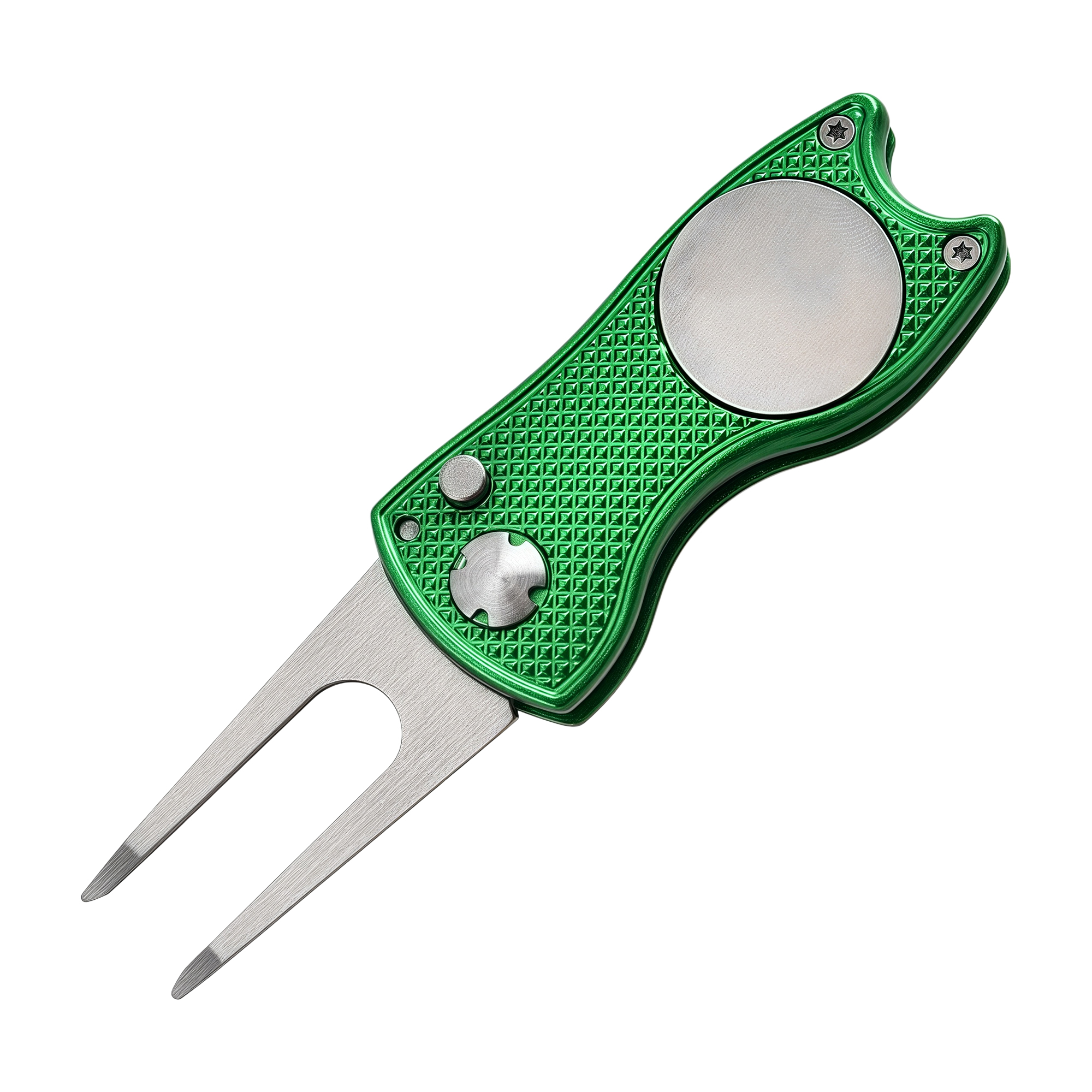 Aluminum Golf Ball Fork with Auto Spring Open 8