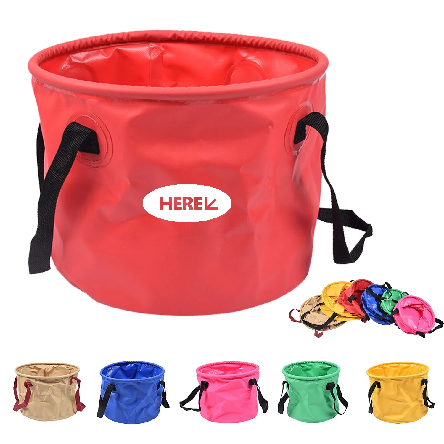 5 Gallon Pvc Anti Seepage Collapsible Bucket 5