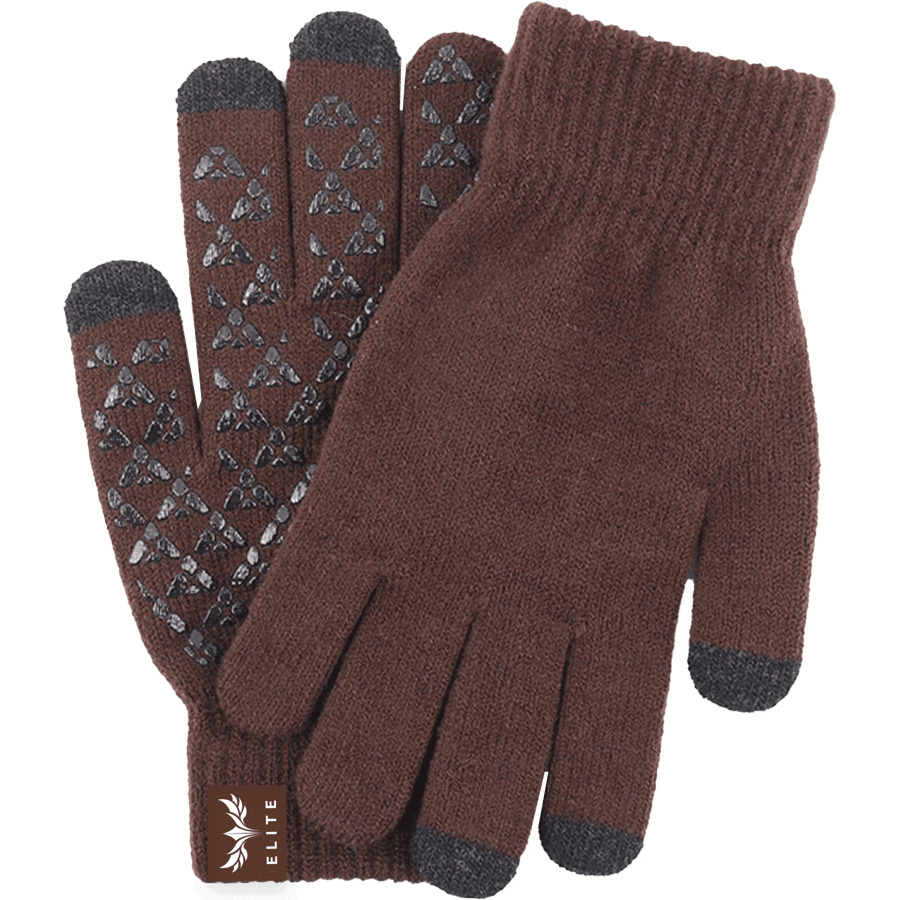 Adult Stretch Ribbed Gloves with Sensitive Touch, Non-Slip 3