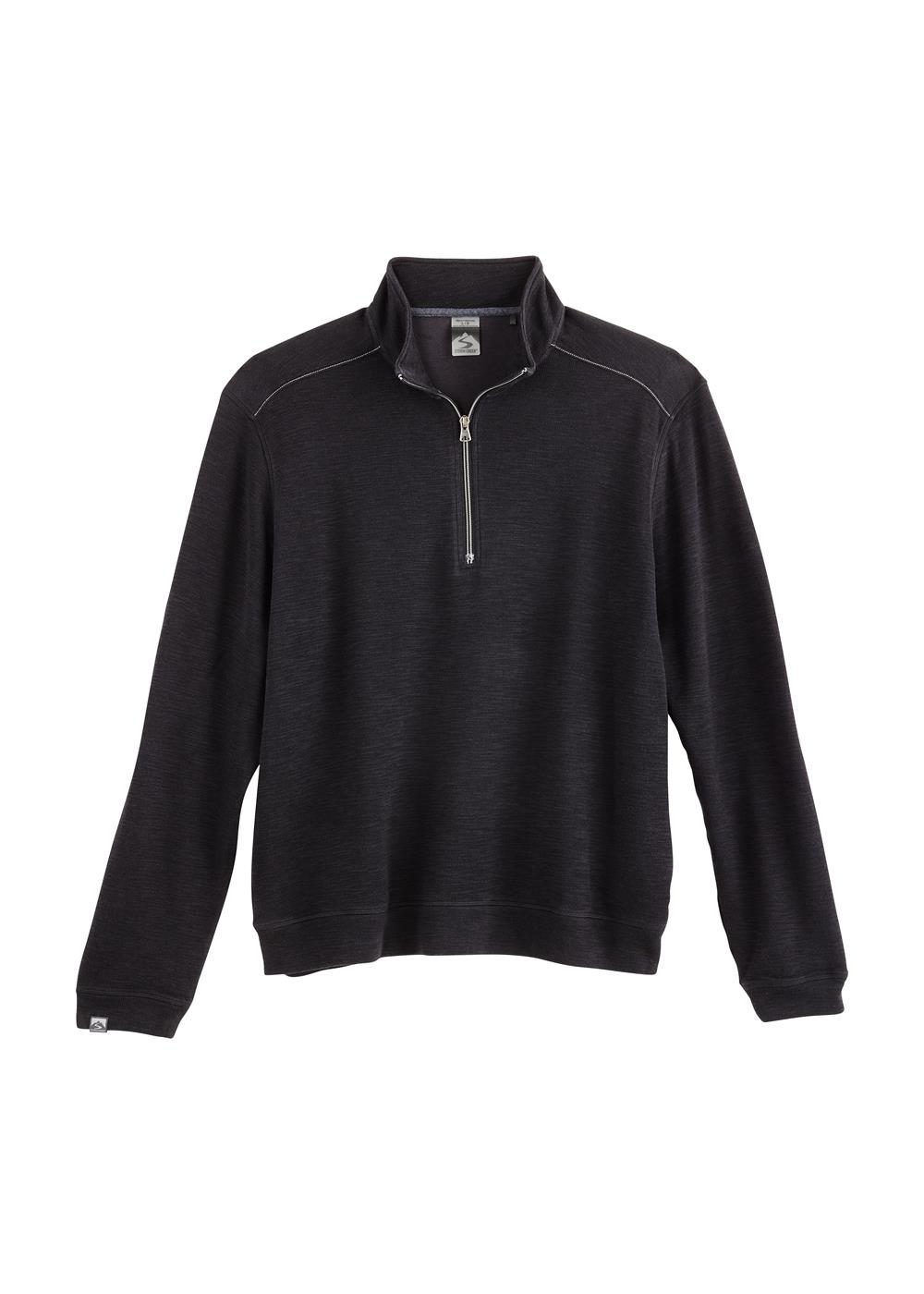 Storm Creek Men's Shoreliner Cotton/Bamboo Blend Quarter Zip, custom hoodie or sweatshirt with logo imprint 5