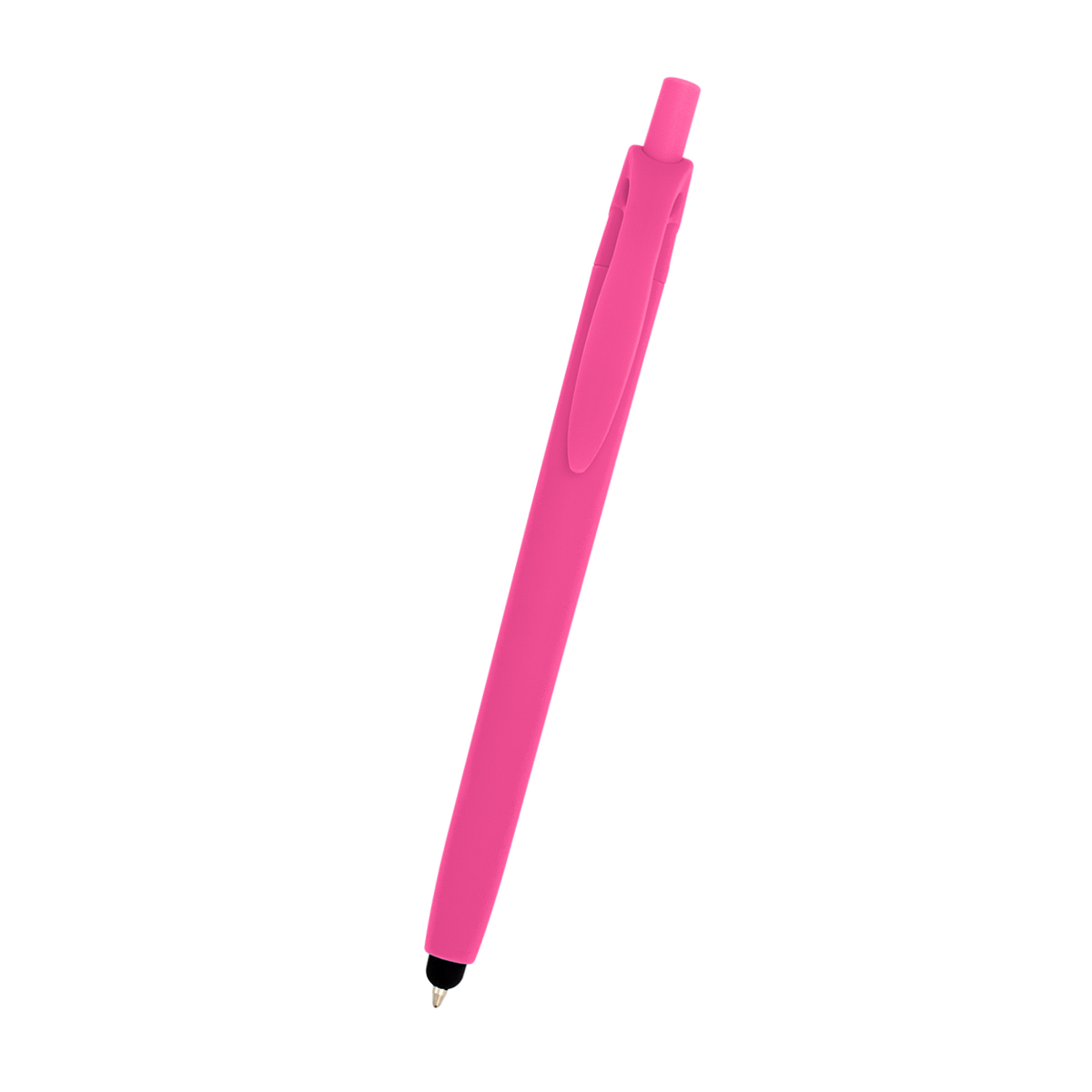 Zinnia Rubberized Pen With Stylus 31