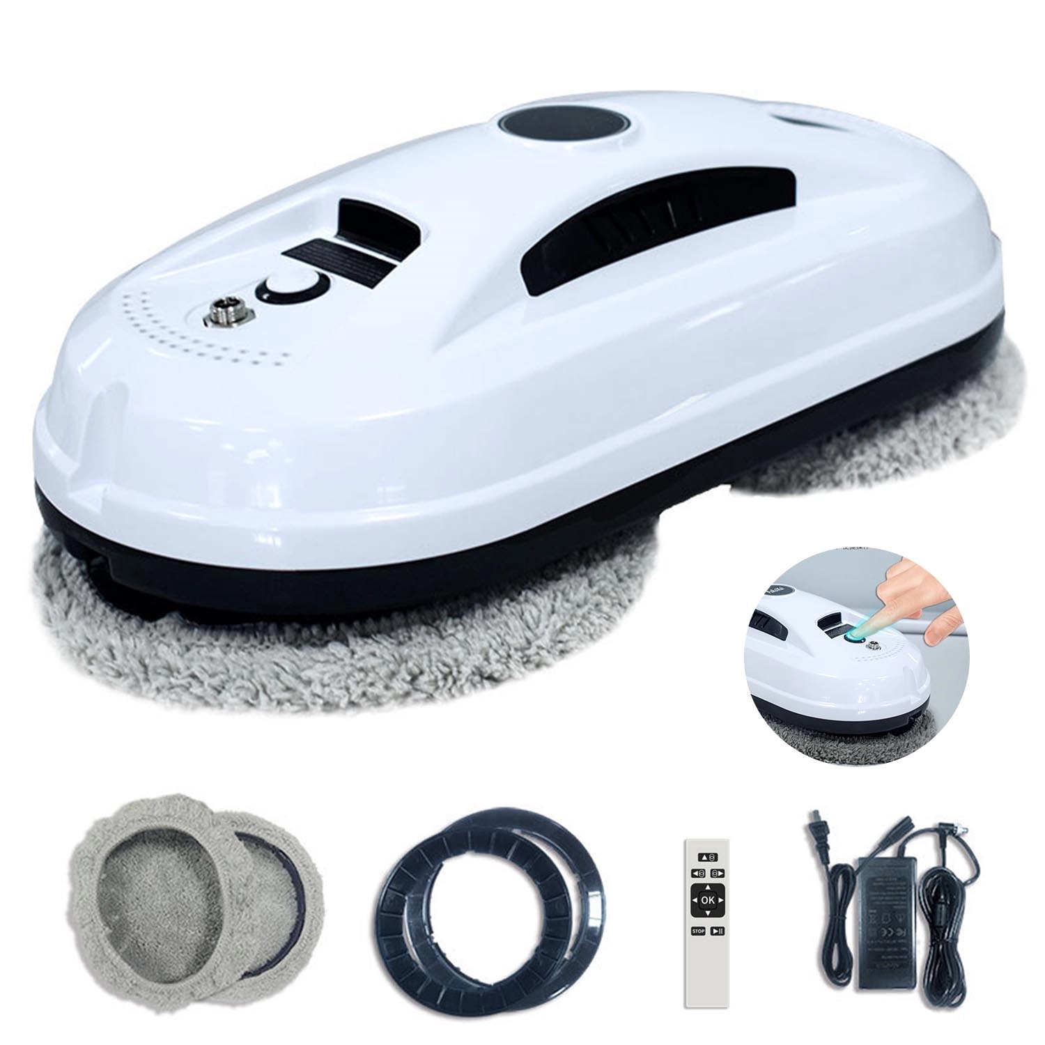 Glass Cleaning Robotic Window Vacuum Cleaner 3