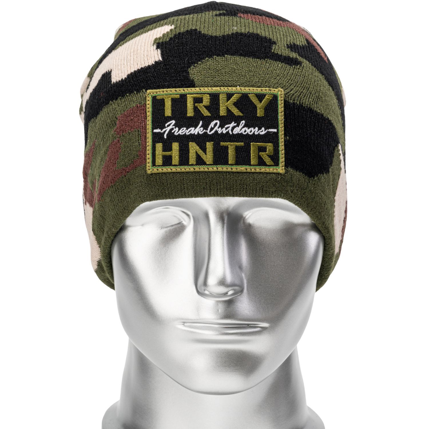 Unisex Camouflage Knitted Beanie 2
