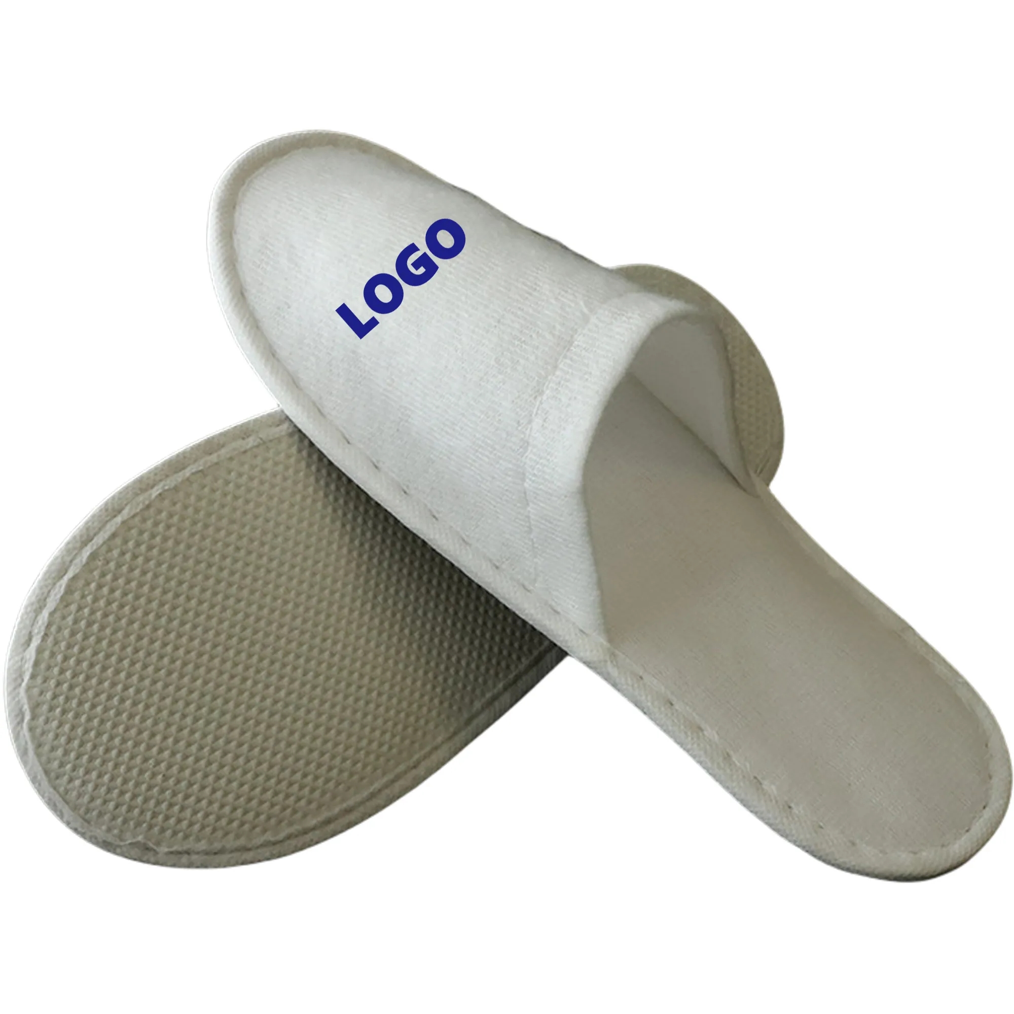 Customize Disposable Terry Cloth Hotel Slippers 4