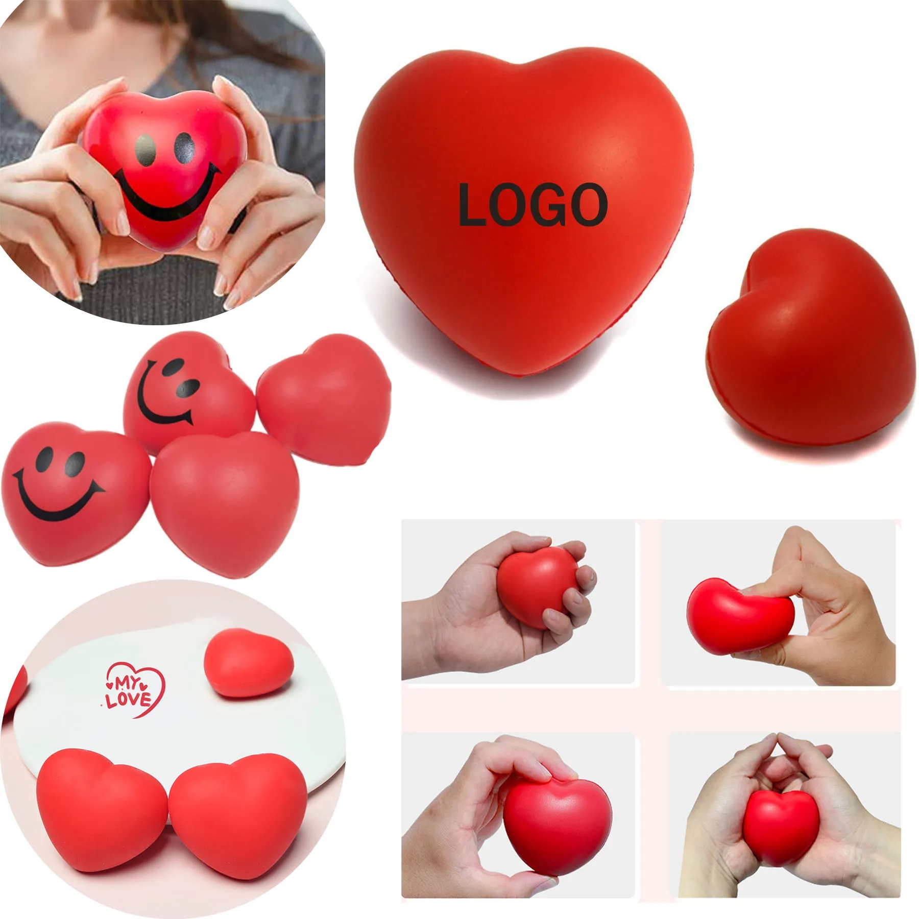 Heart Shaped Stress Relief Ball 2